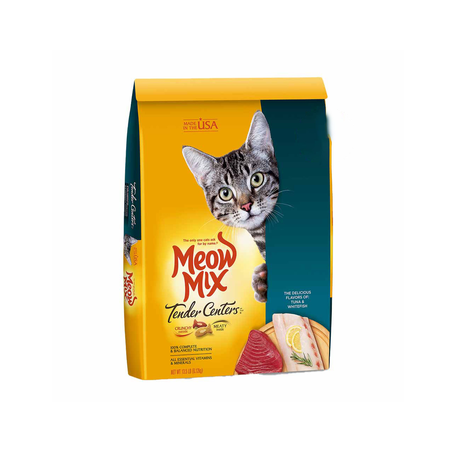 Meow Mix Tender Centre Tuna & Whitefish 1.36 Kilograms