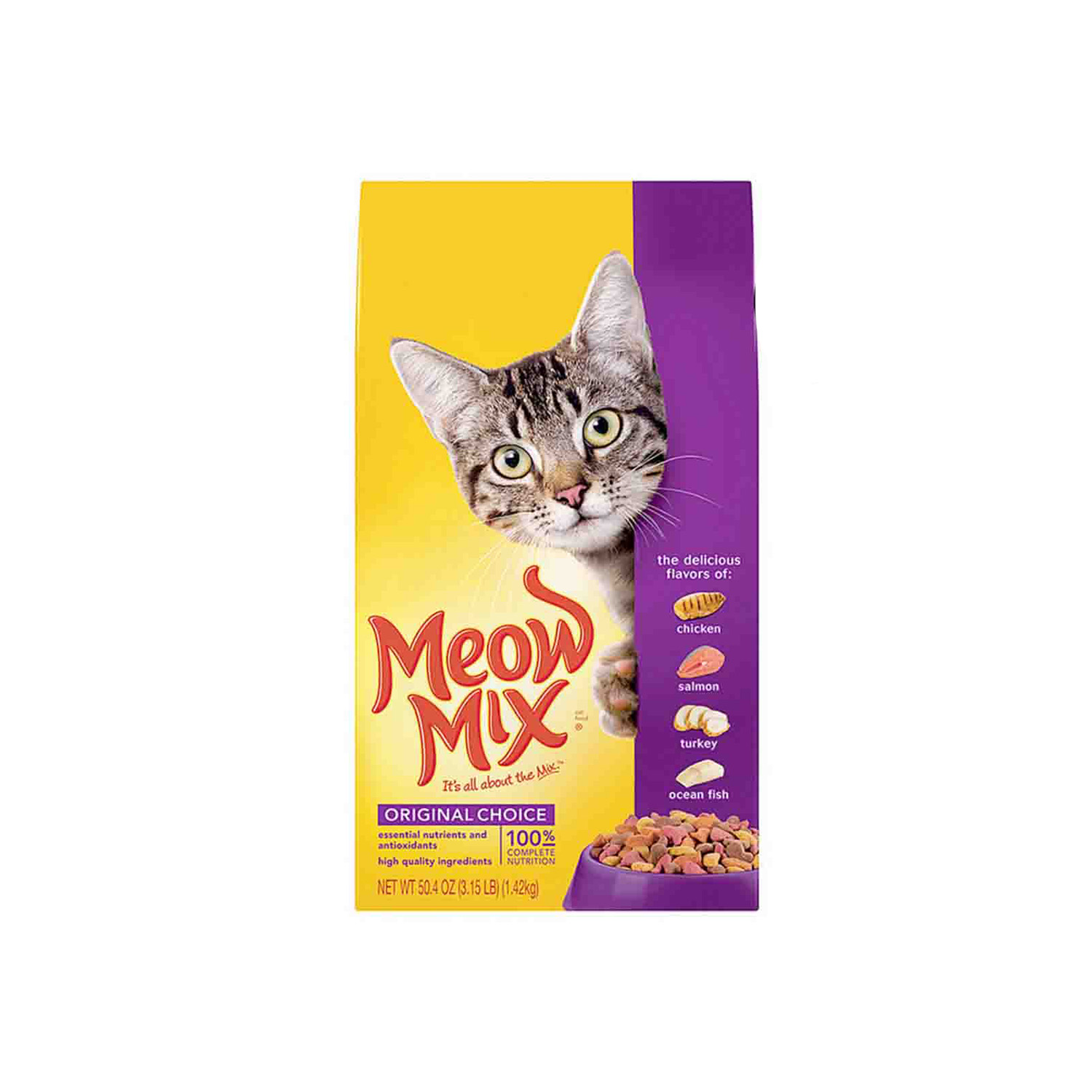 Meow Mix Original Dry Food 1.43 Kilograms