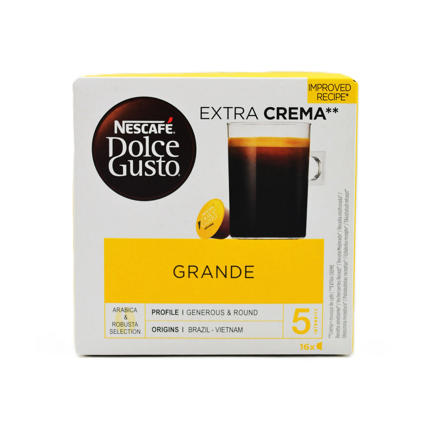 Nescafe Dolce Gusto Grande 16 Capsuls 136 grams