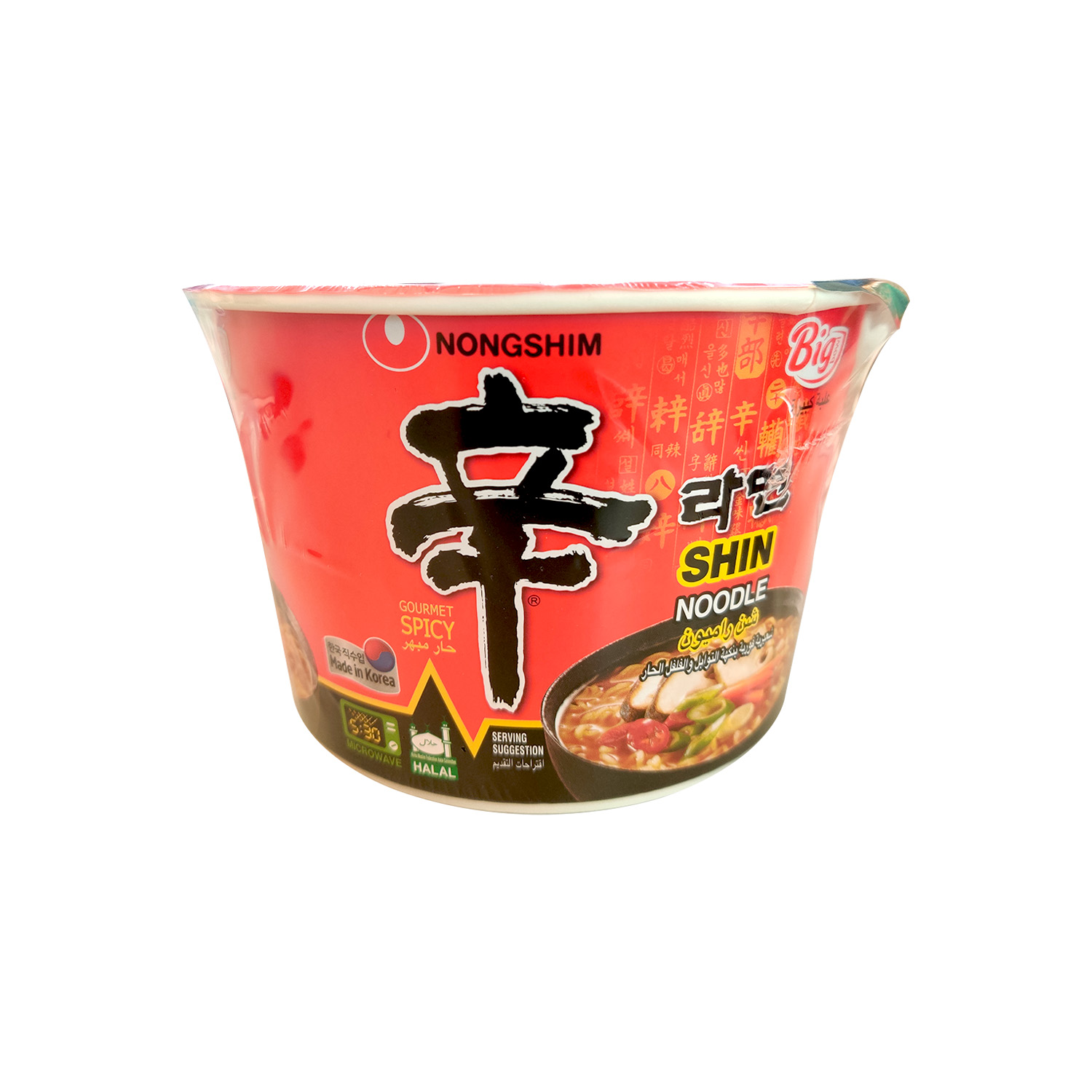 Nongshim Noodles Soup Big Shin Cup 114 grams