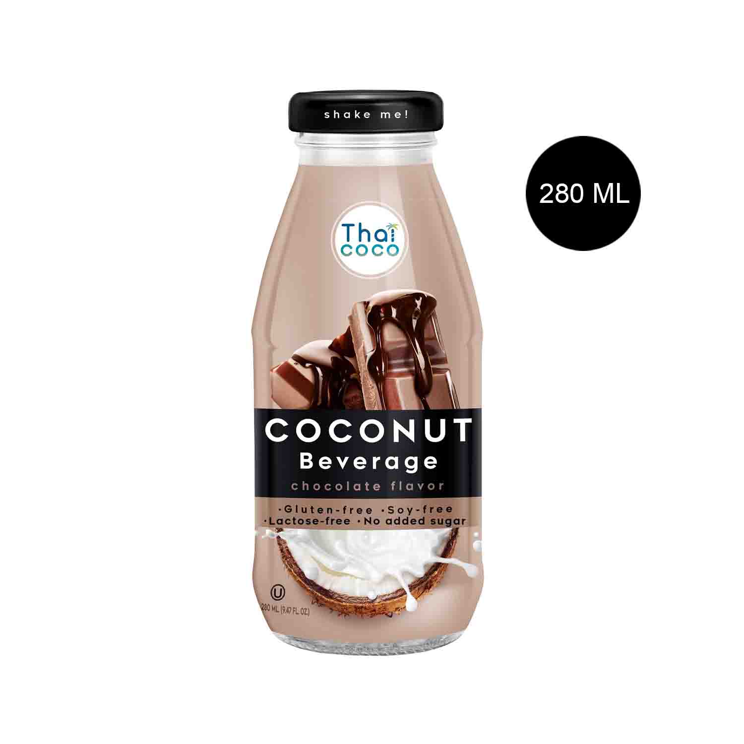 Thai Coco Coconut Beverage Chocolate Flavor 280 millilitres