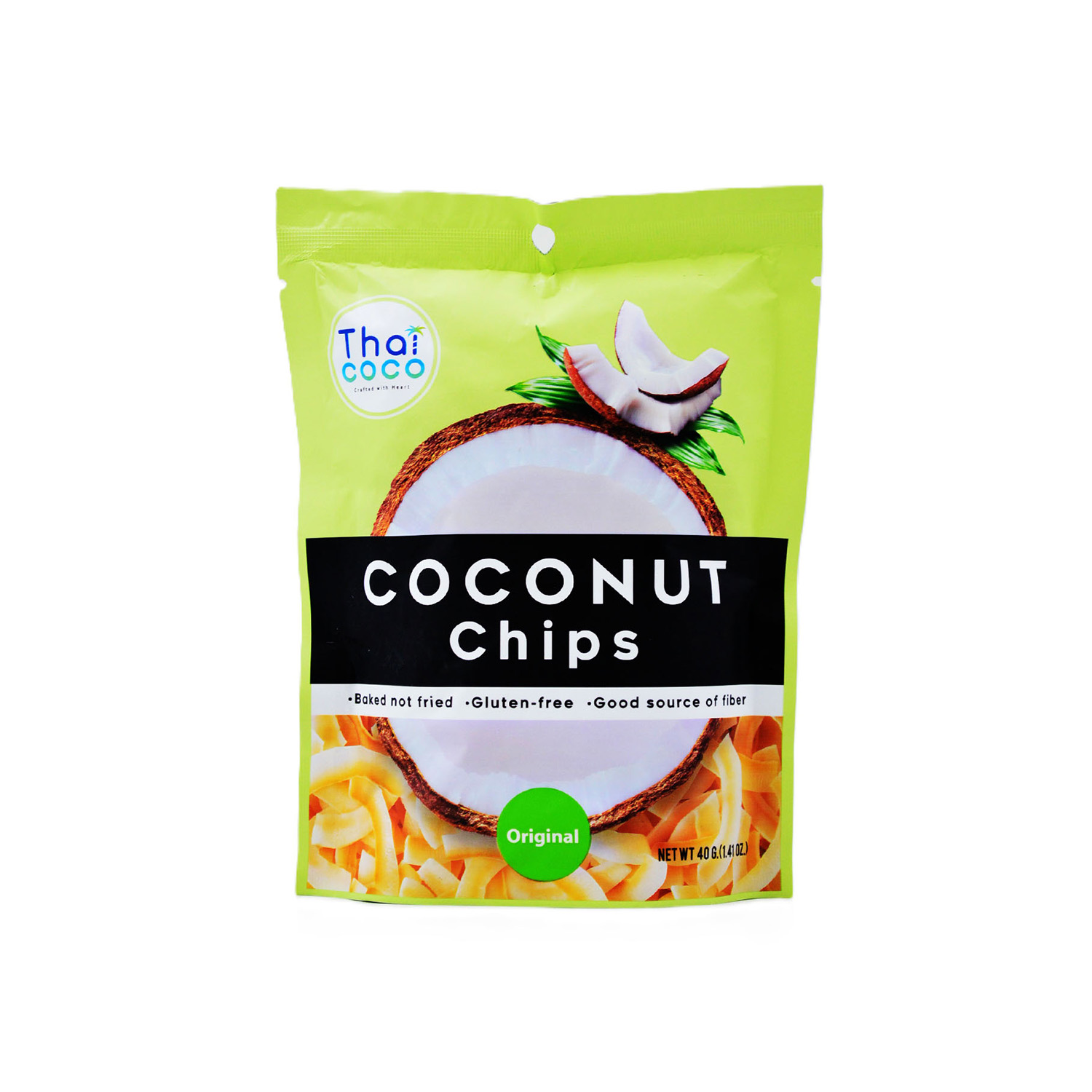 Thai Coco Coconut Chips Original 40 grams