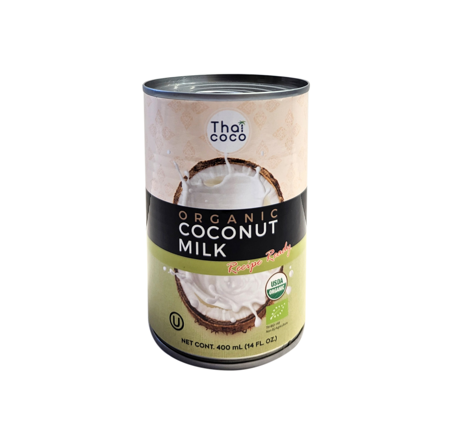 Thai Coco Organic Coconut Milk 400 Mililitres