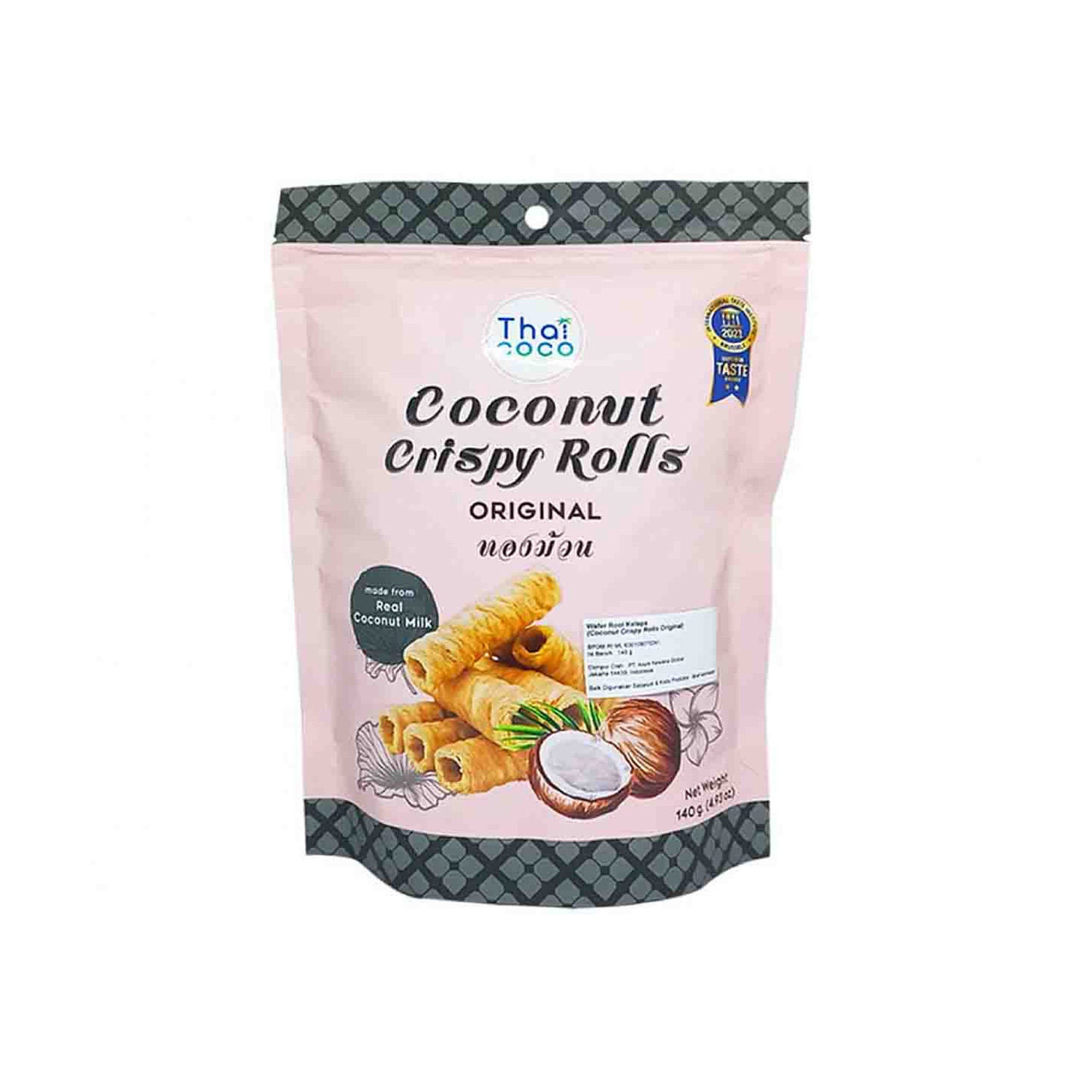 Thai Coco Coconut Crispy Rolls Original 140 grams