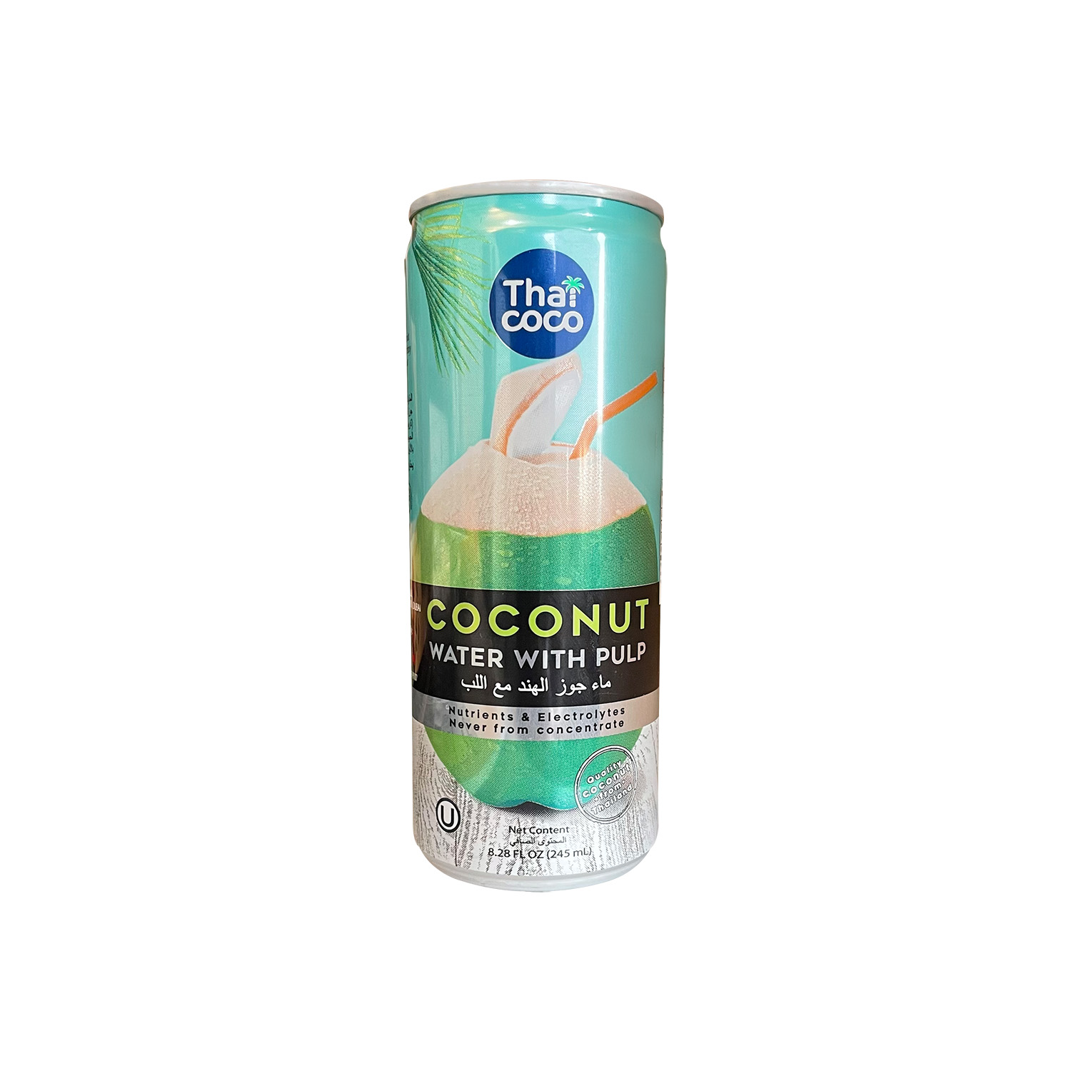 Thai Coco Coconut Water With Pulp 245 milliliters