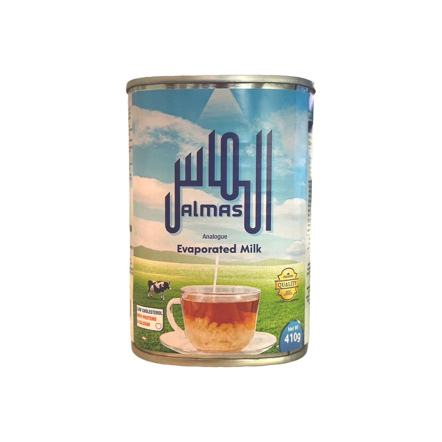 Almas Evaporated Milk 410 grams