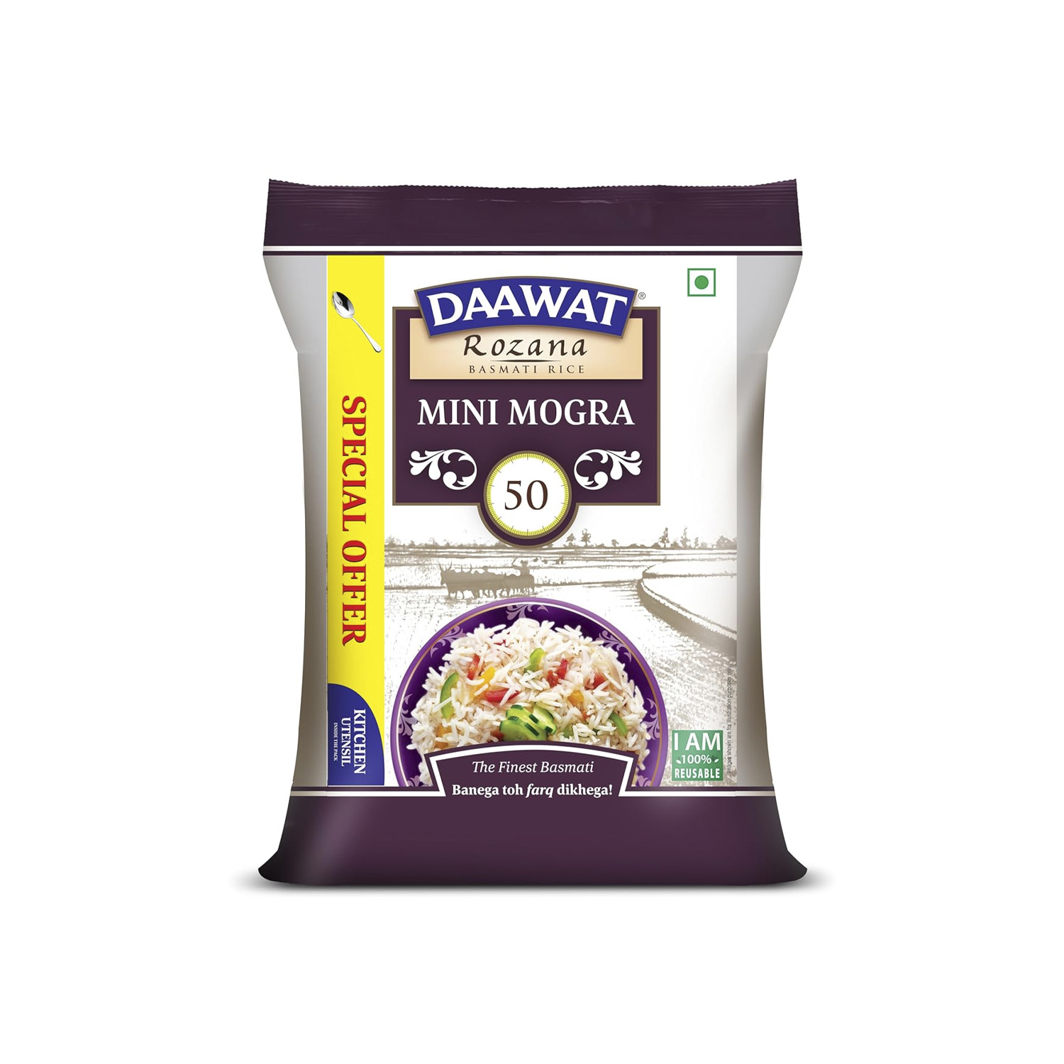 Daawat Basmati Rice Sehat Mini Mogra 5 kilograms