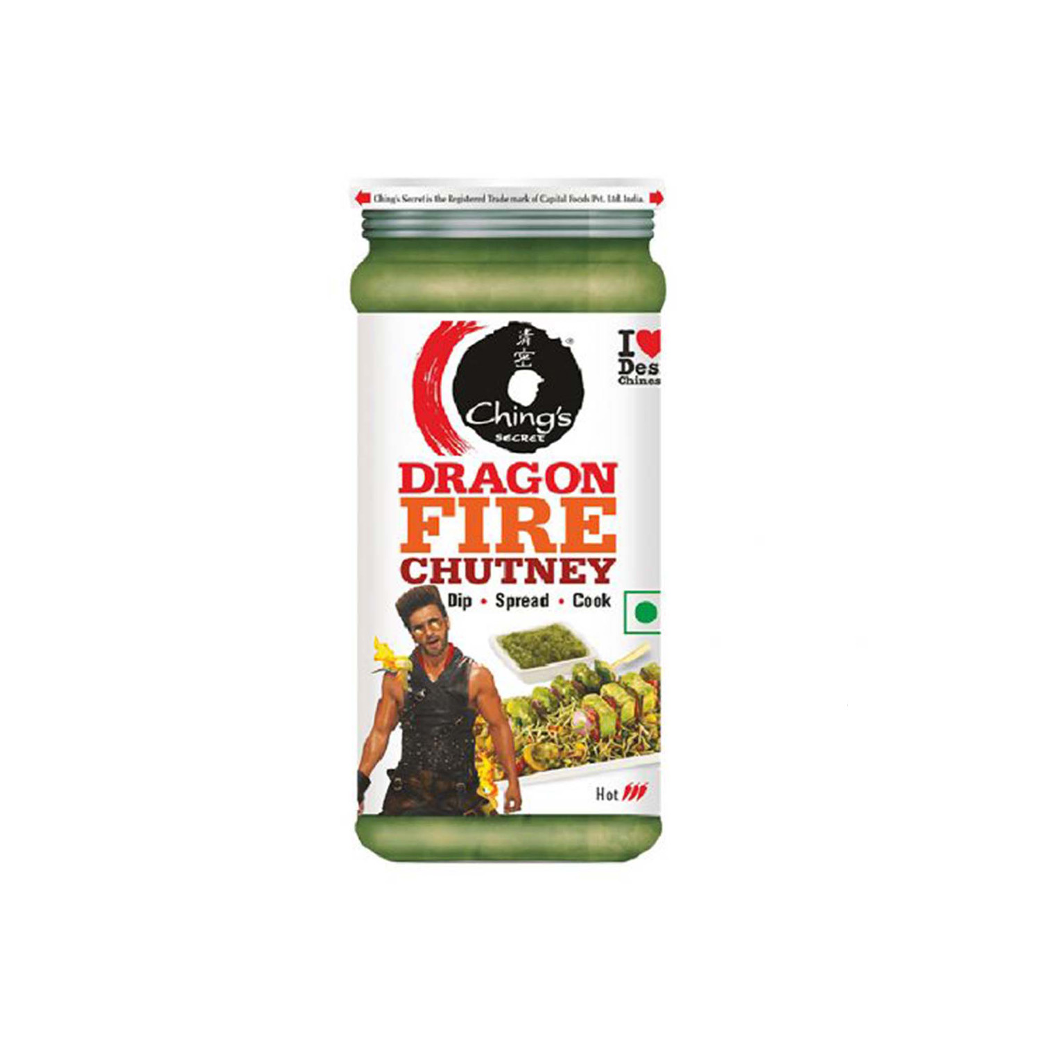 Chings Dragon Fire Chutney 250 grams