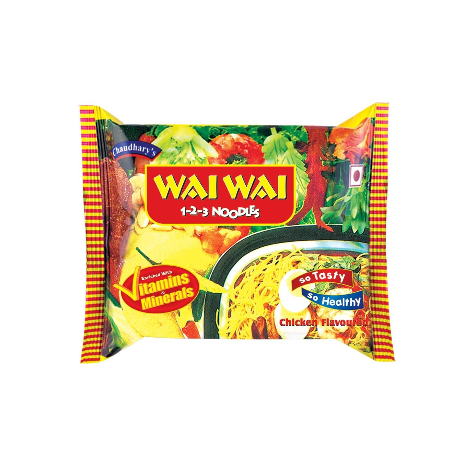 Wai Wai Noodle Chicken Flavour 75 grams