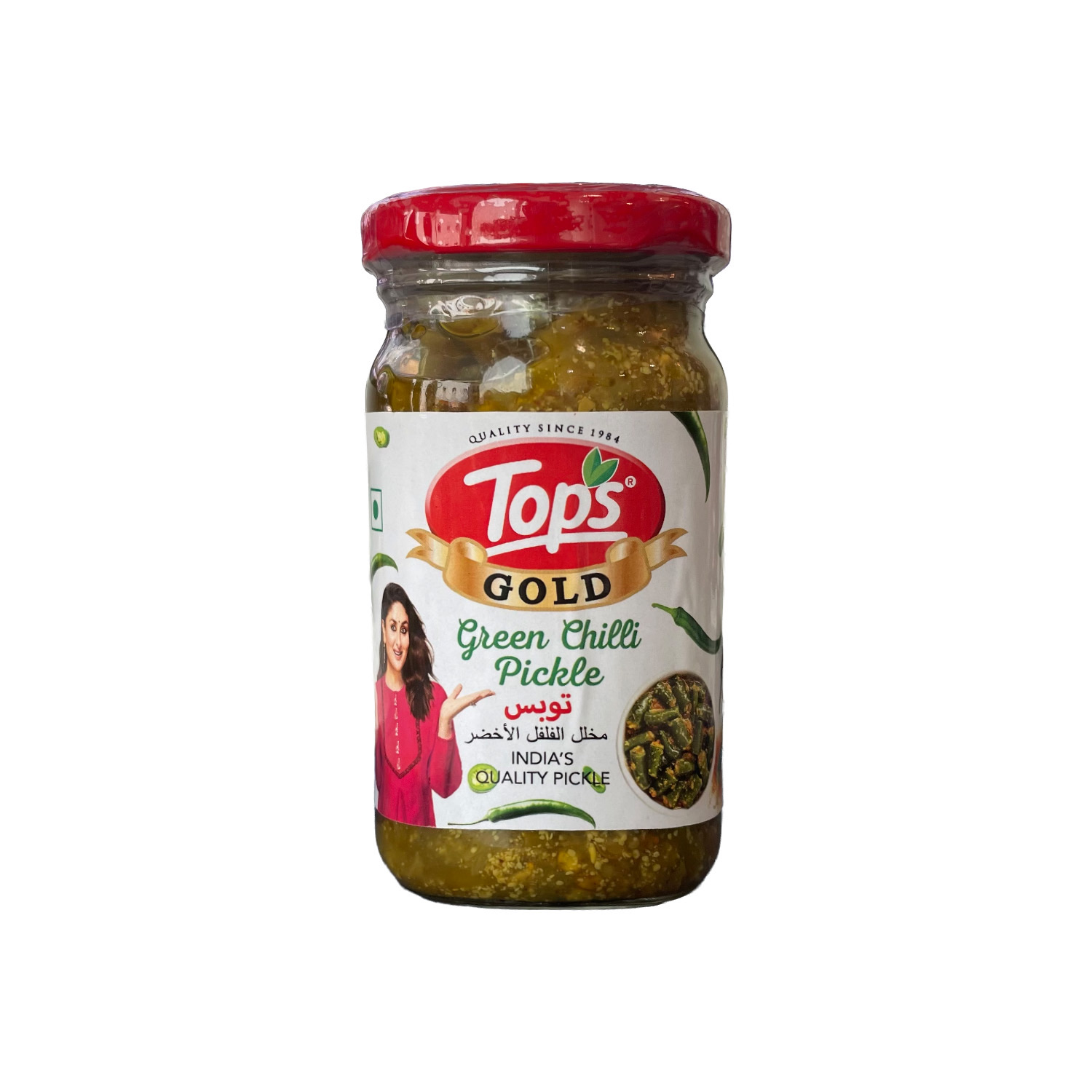 Tops Green Chilli Pickle 200 grams