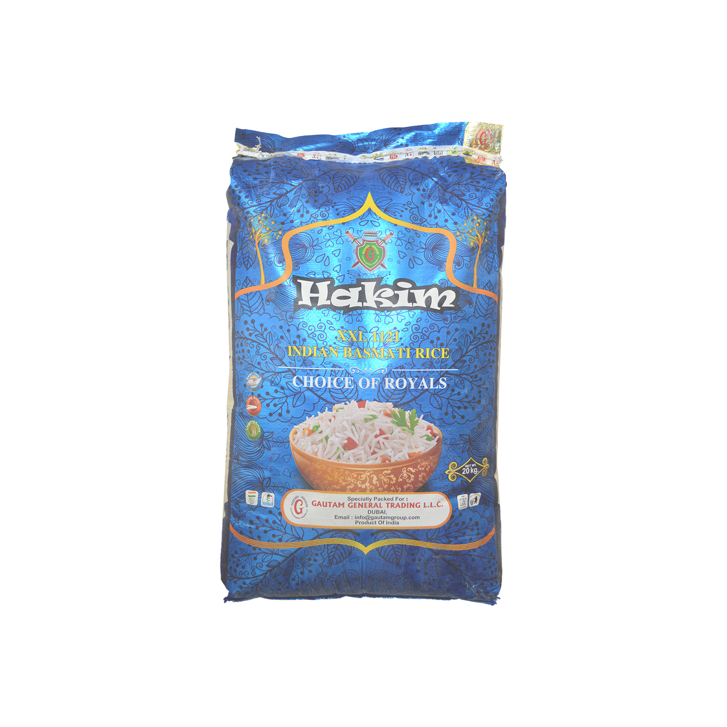Rice Haakim 1121 Xxl  20 Kilograms