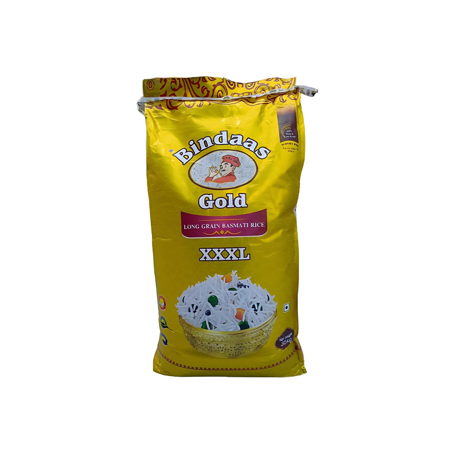 Bindas Gold Basmati Rice 35 kilograms