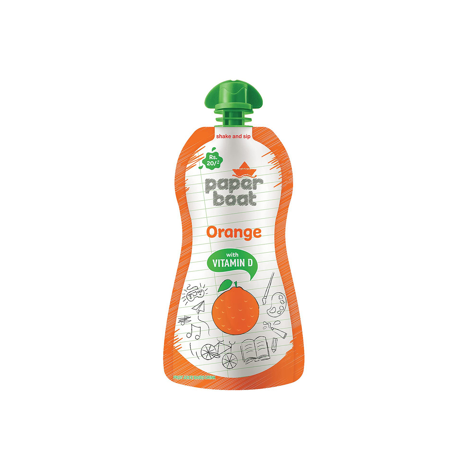 Paperboat Orange With Vitamin D Juice 150 millilitres