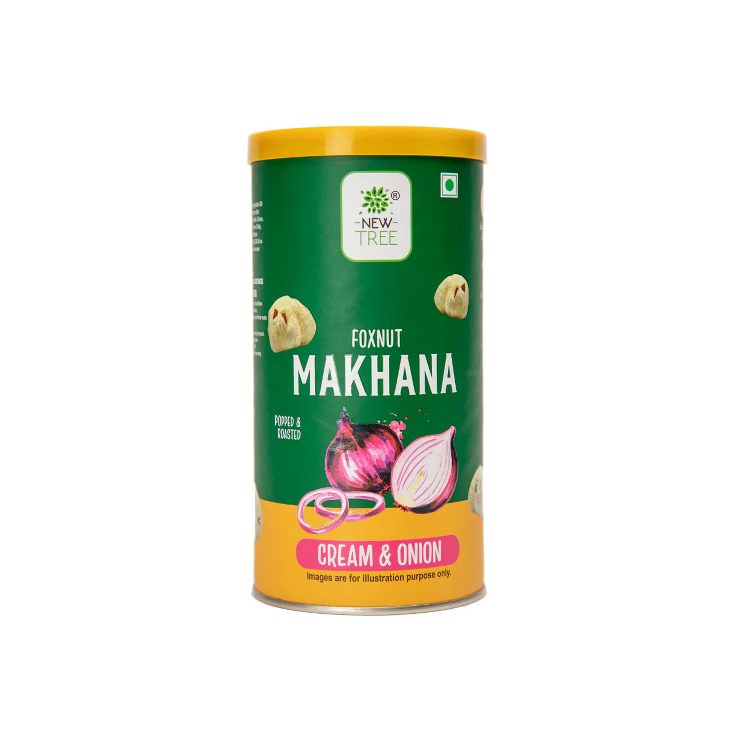 New Tree Foxnut Makhana Cream & Onion 65 grams