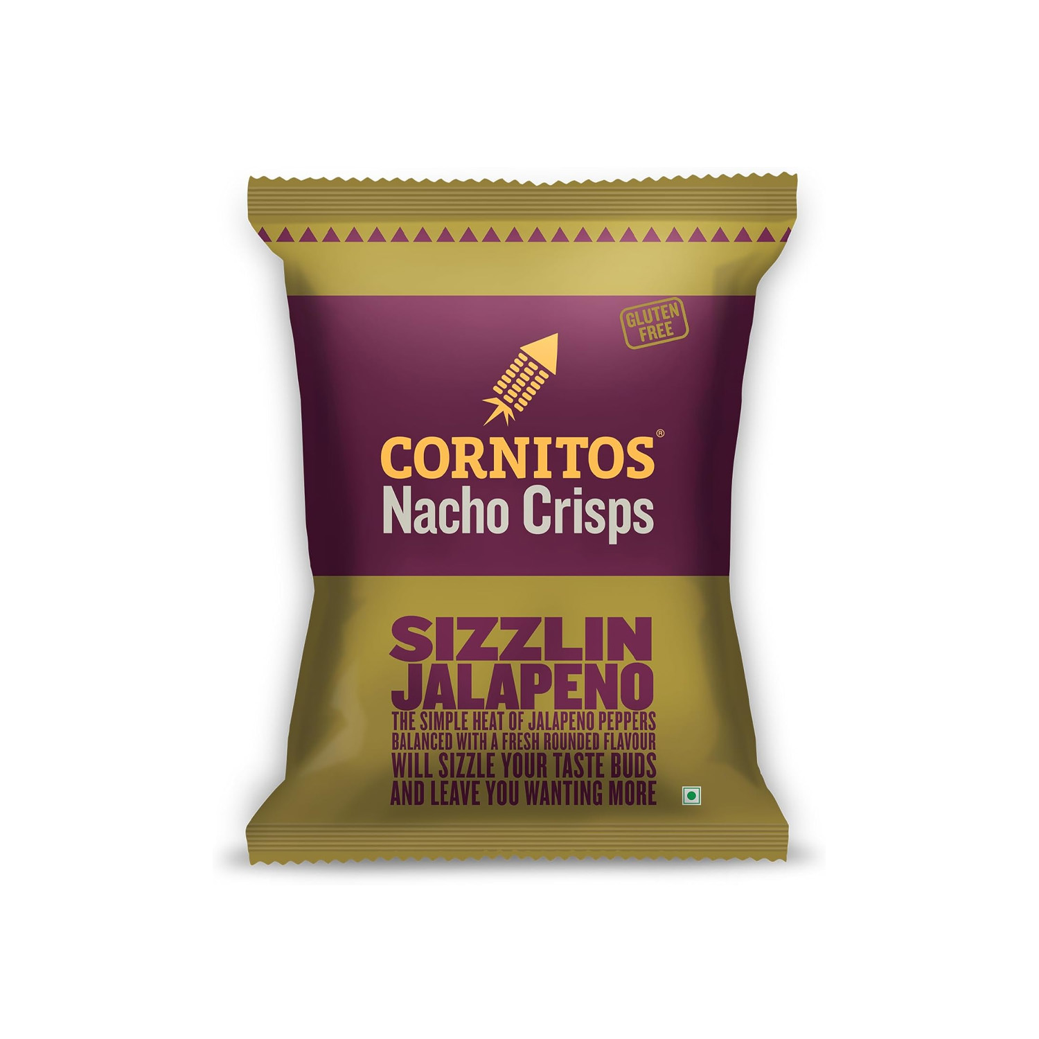 Cornitos Nacho Crisps Sizzlin Jalapeno 150 grams