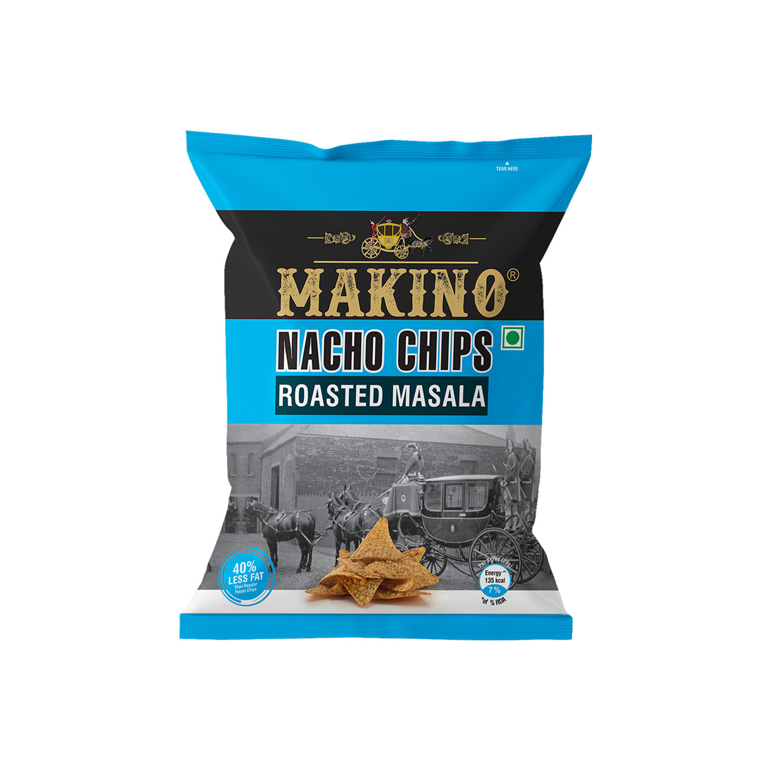 Makino Nacho Chips Roasted Masala 60 grams