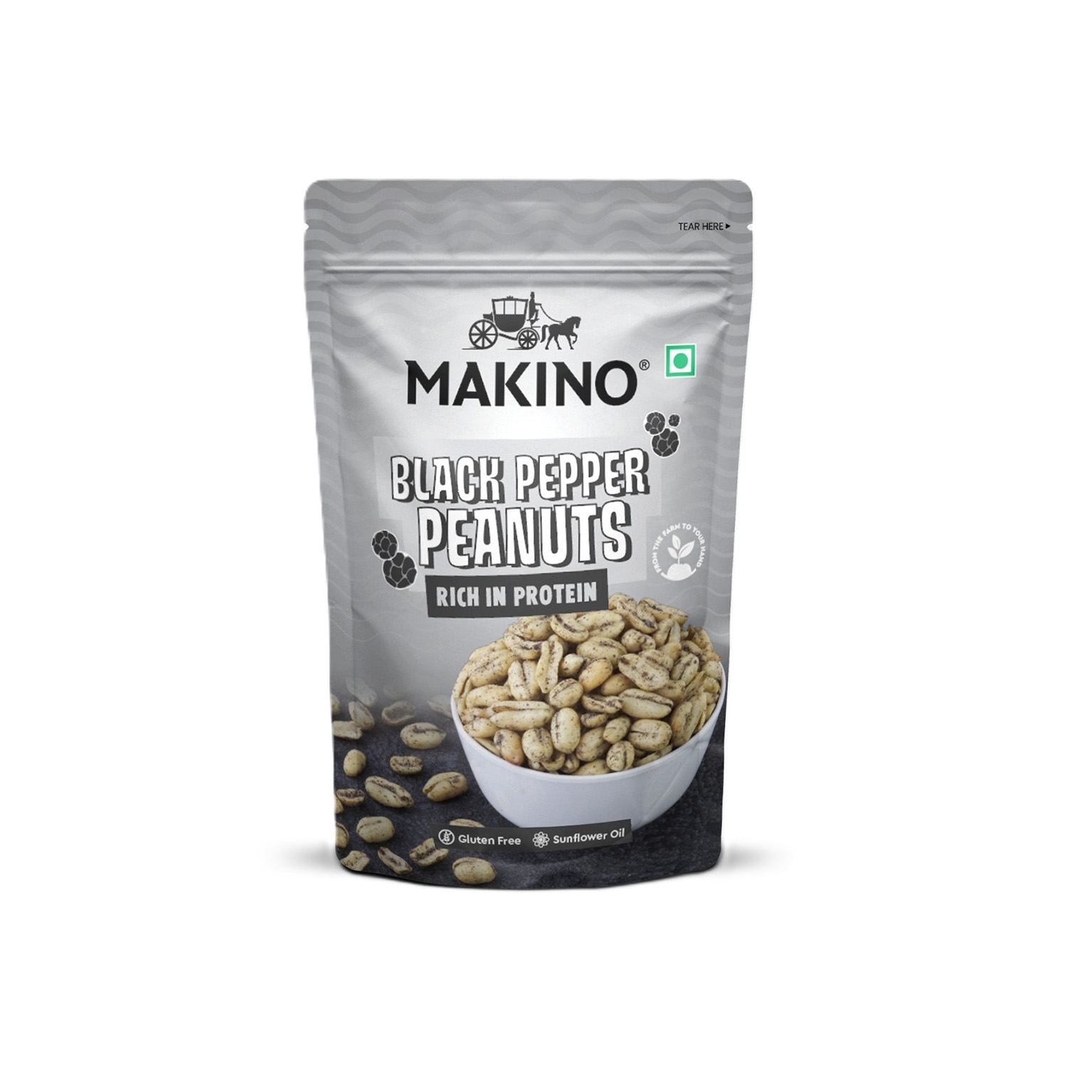 Makino Black Pepper Peanuts 150 grams