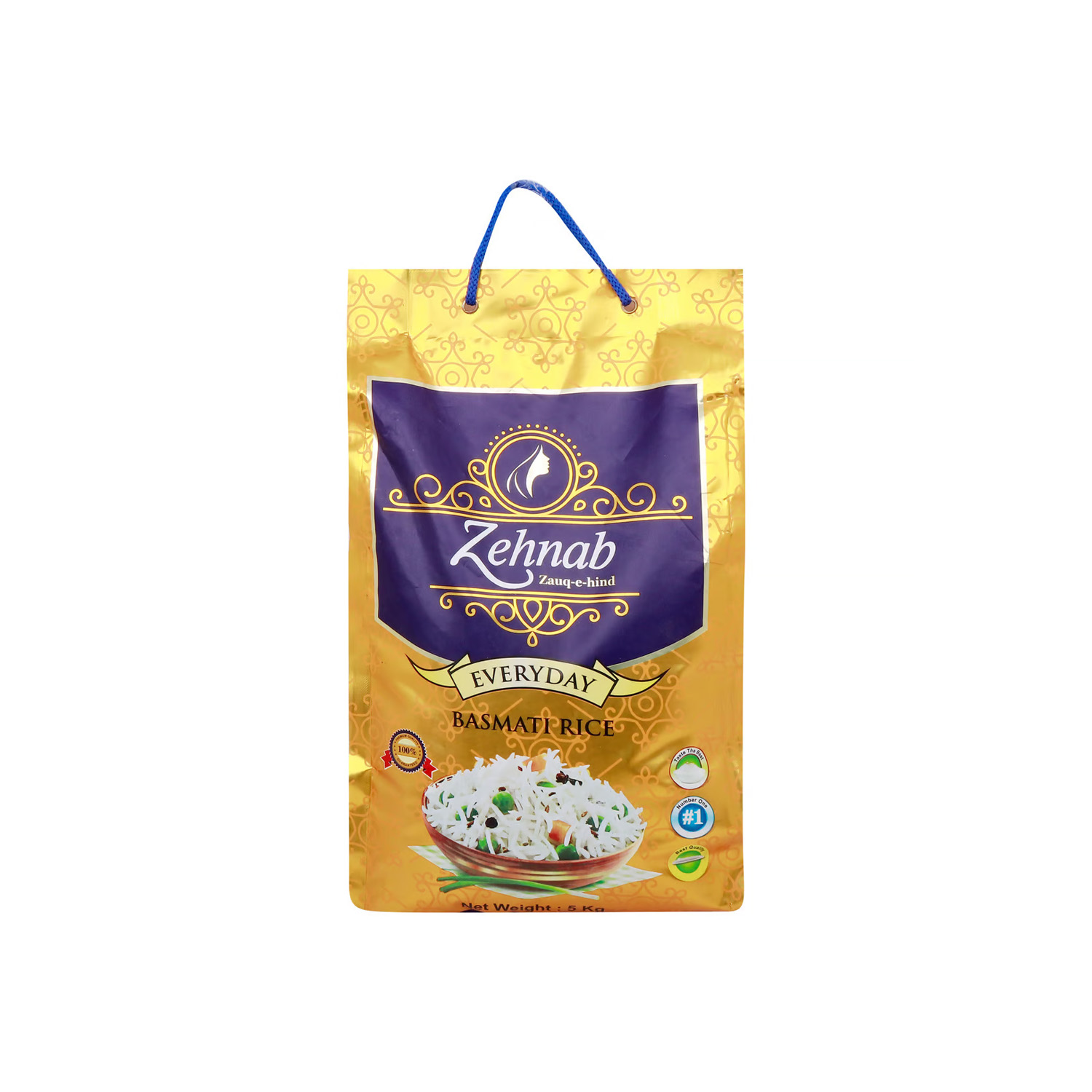 Zehnab Steam Rice 5 Kilograms