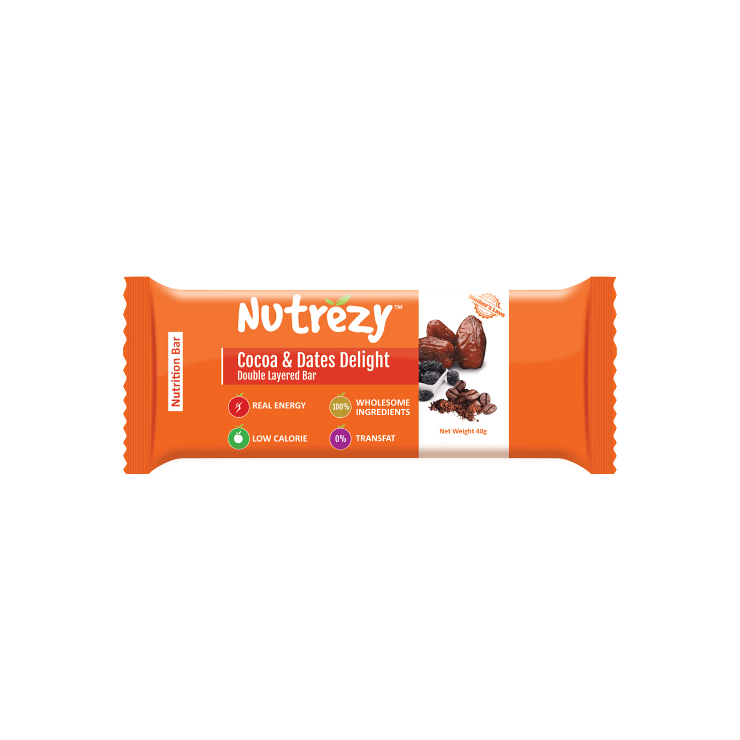 Nutrezy Cocoa & Dates Delight Bar 40 grams