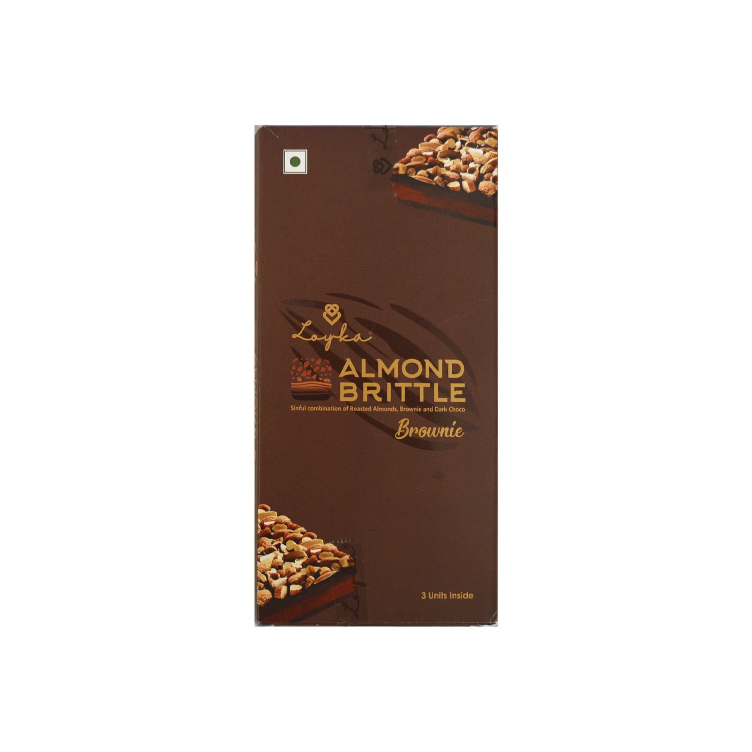 Loyka Almond Brittle Brownie 51 grams