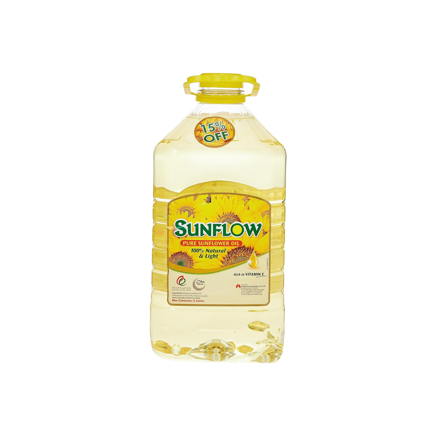 Sunflow Sunflower Oil (Lily Gold) 5 Litres