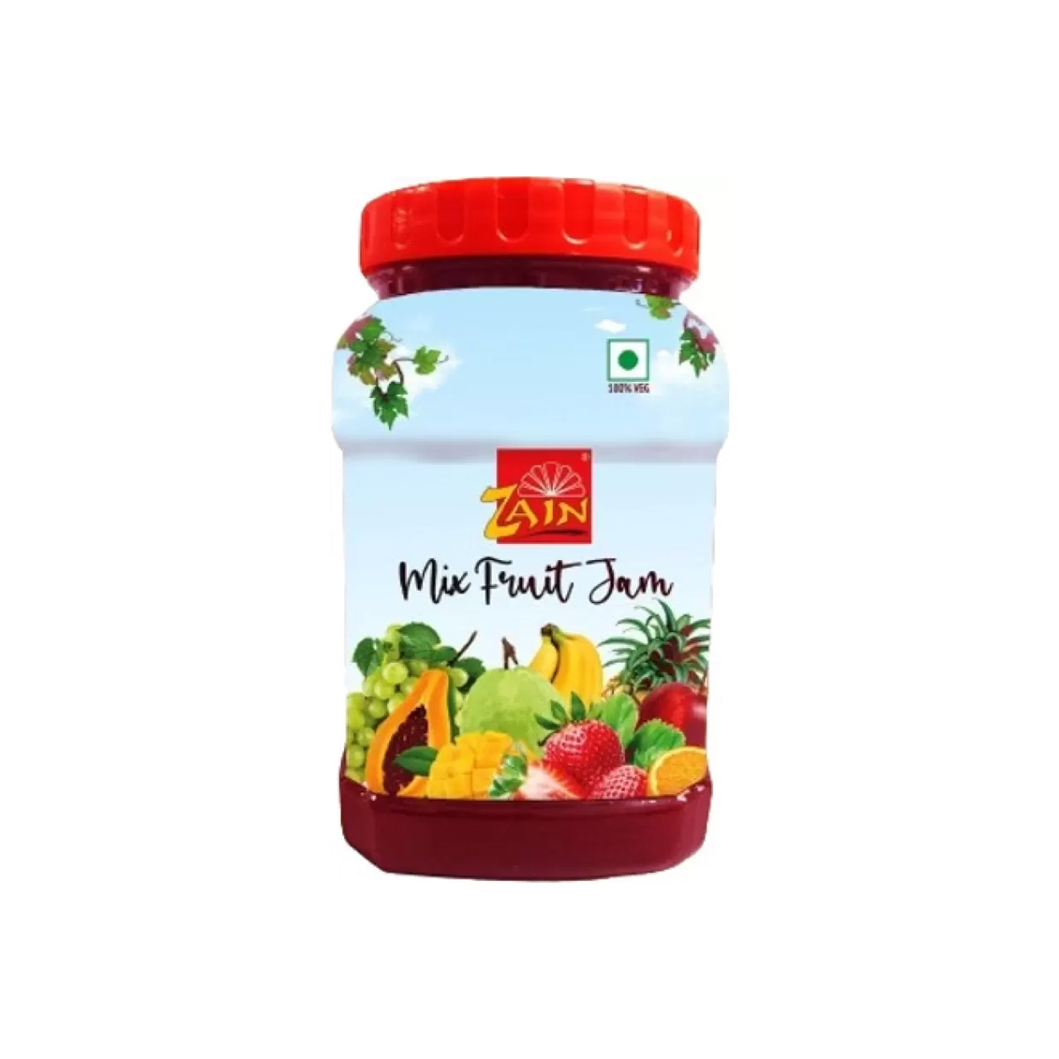 Zain Jam Mix Fruits 500 grams