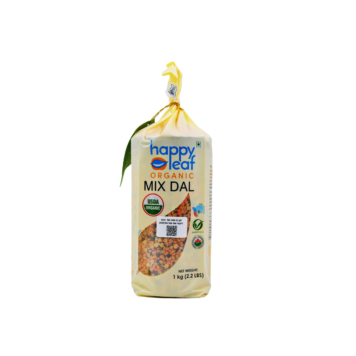 Happy Leaf Organic Mix Dal 1 Kilogram
