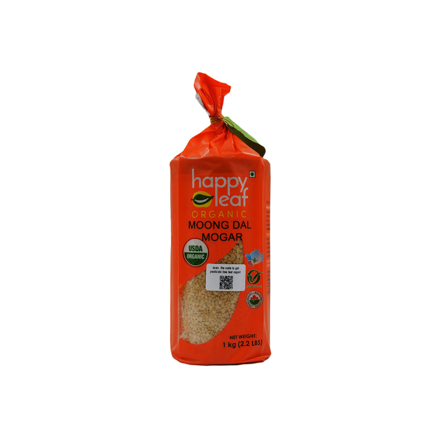 Happy Leaf Organic Moong Dal Mogar 1 kilogram