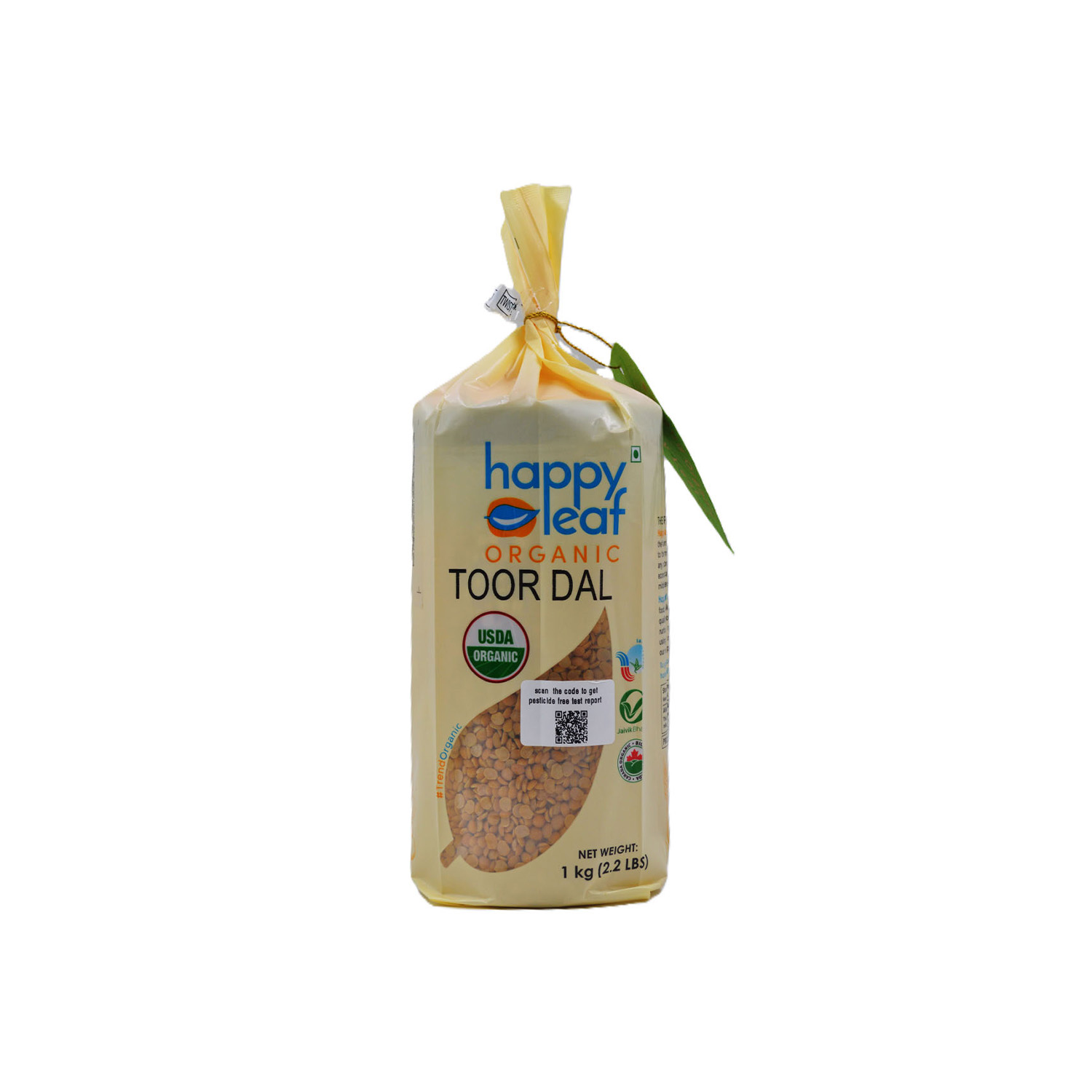 Happy Leaf Organic Toor Dal 1 kilogram