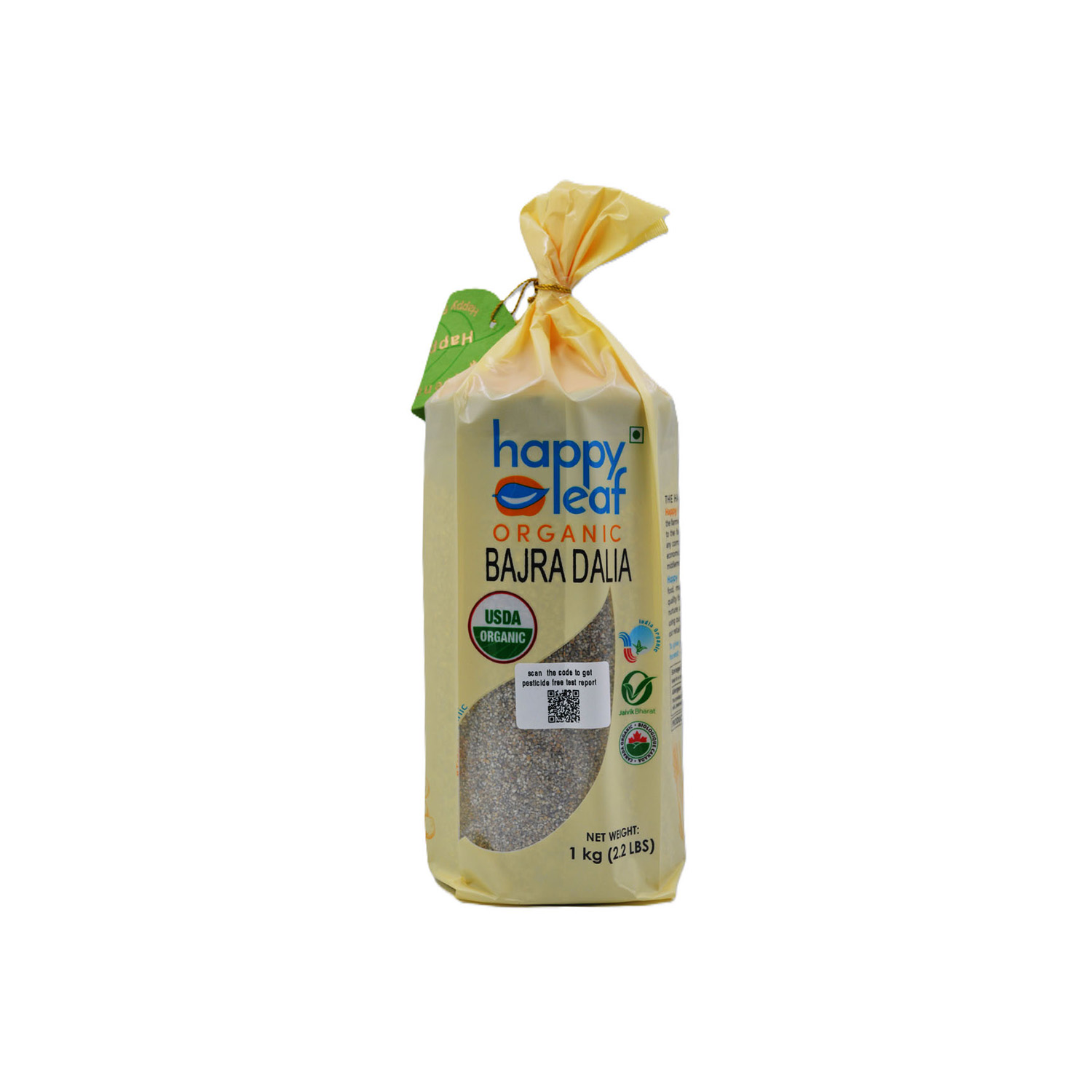 Happy Leaf Organic Bajra Dalia 1 Kilogram
