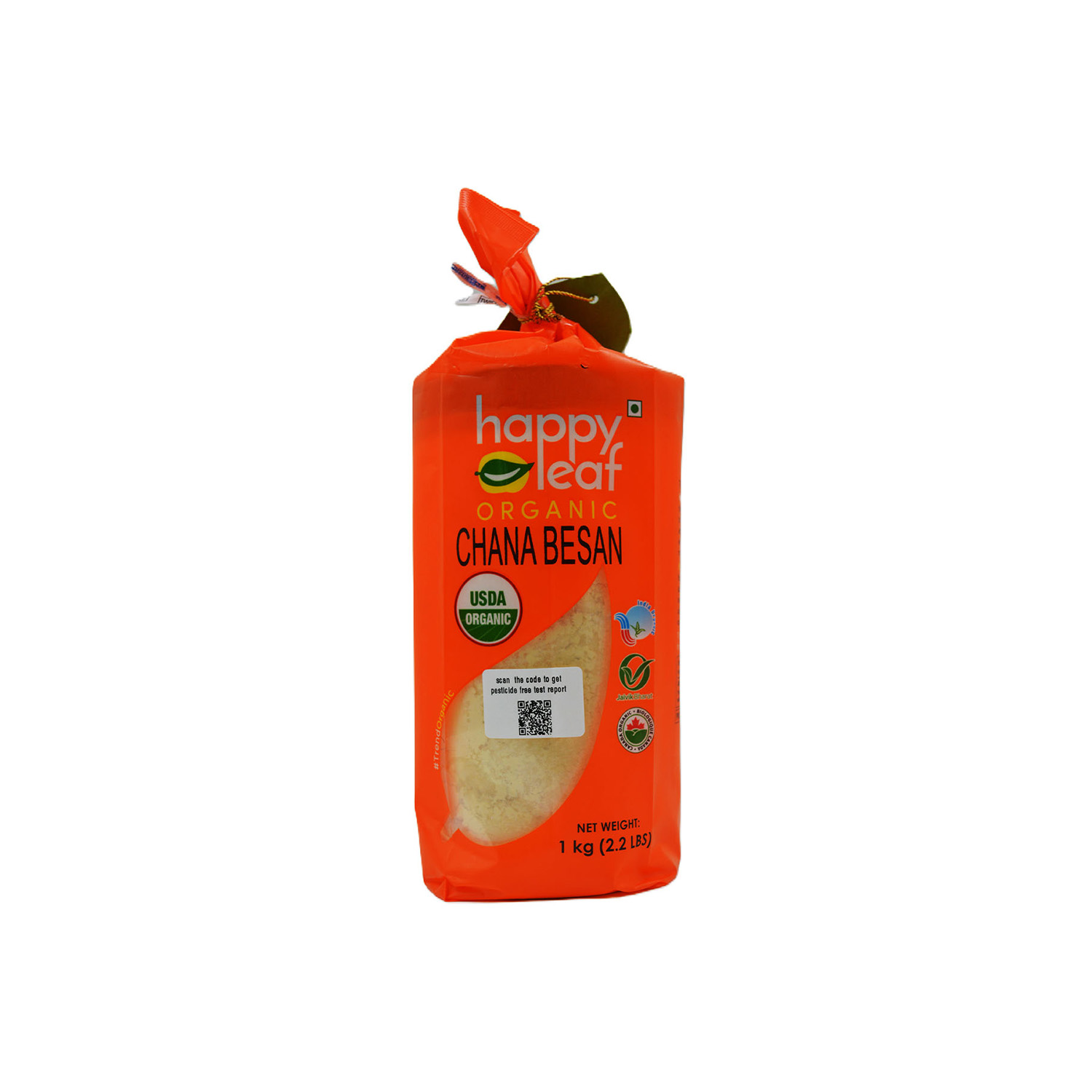 Happy Leaf Organic Chana Besan 1 Kilogram