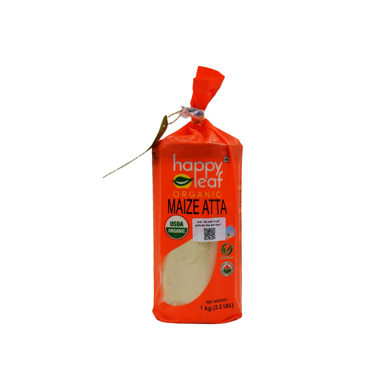 Happy Leaf Organic Maize Atta 1 Kilogram