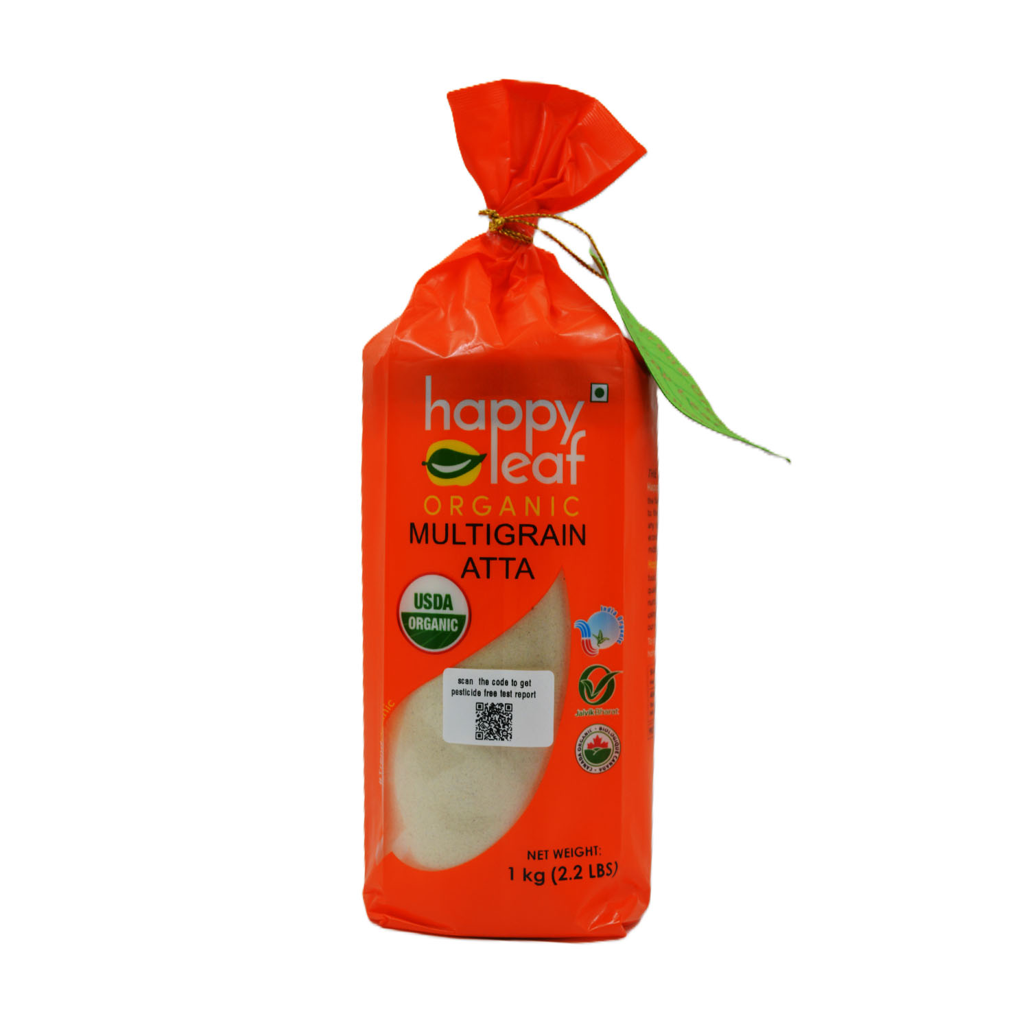 Happy Leaf Organic Multigrain Atta 1 Kilogram