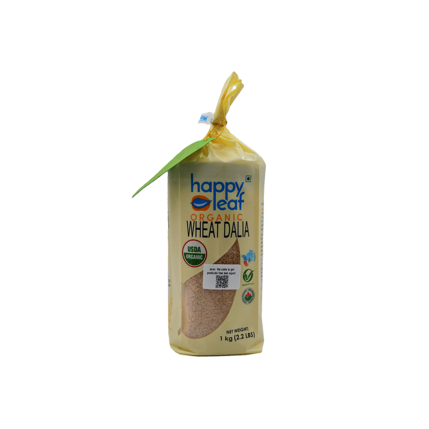 Happy Leaf Organic Wheat Dalia 1 kilogram