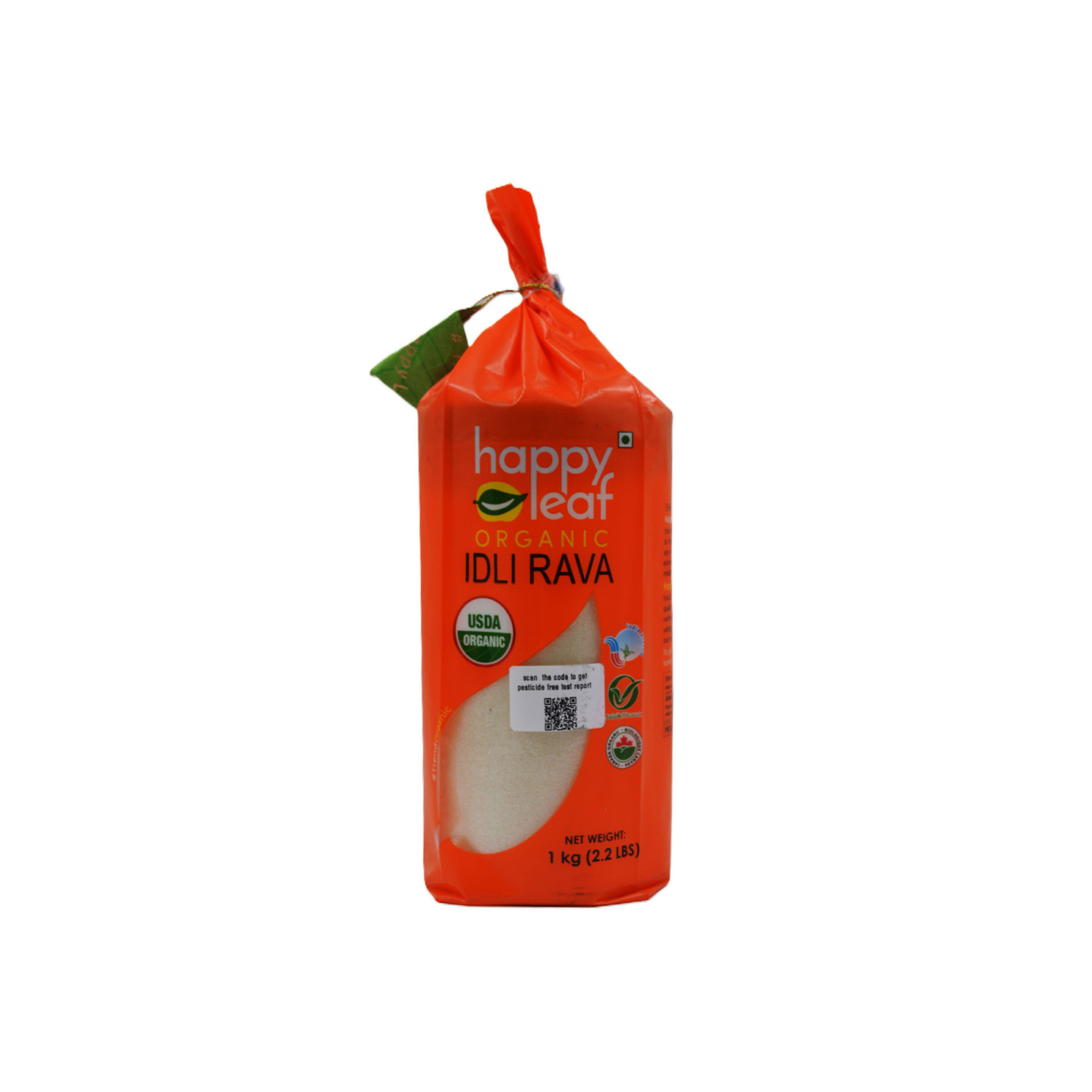 Happy Leaf Organic Idly Rava 1 Kilogram