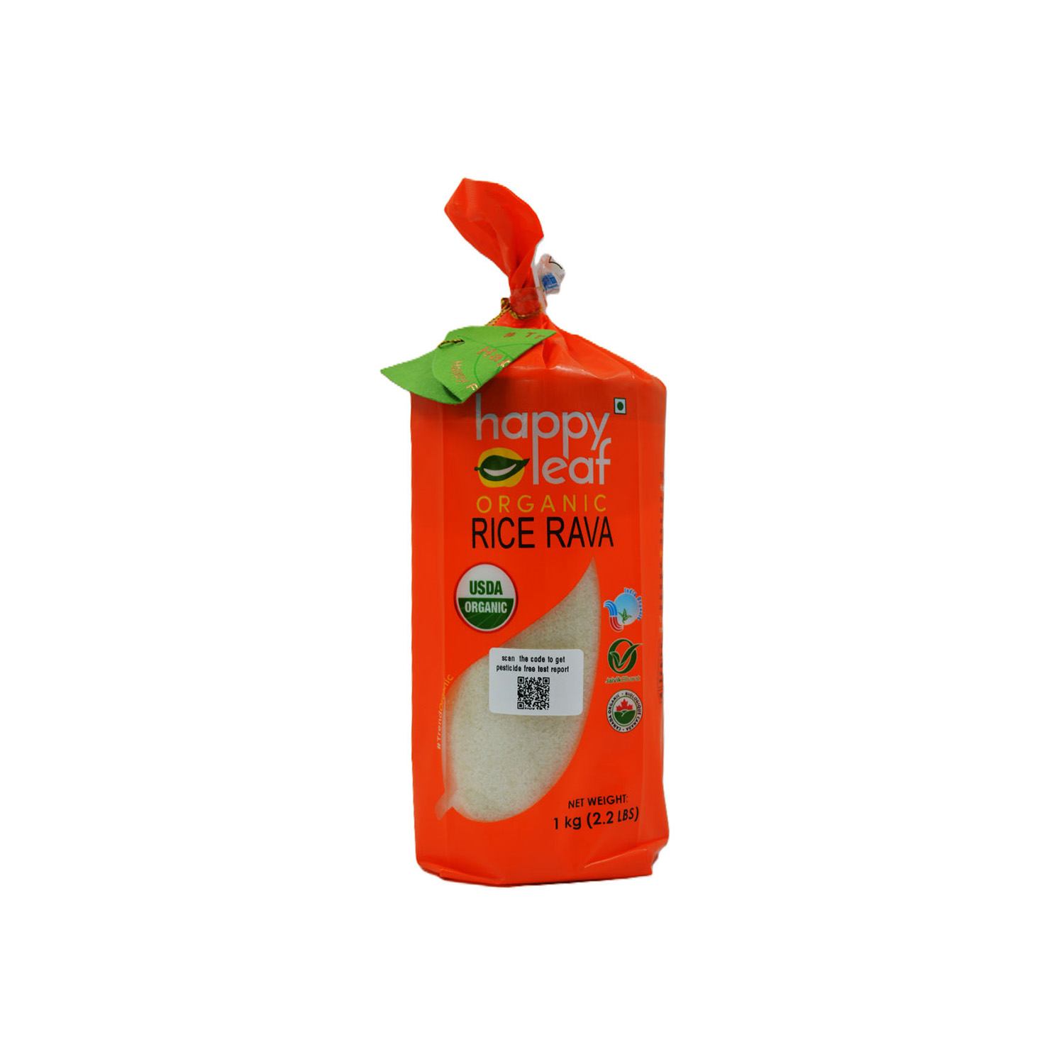 Happy Leaf Organic Rice Rava 1 Kilogram