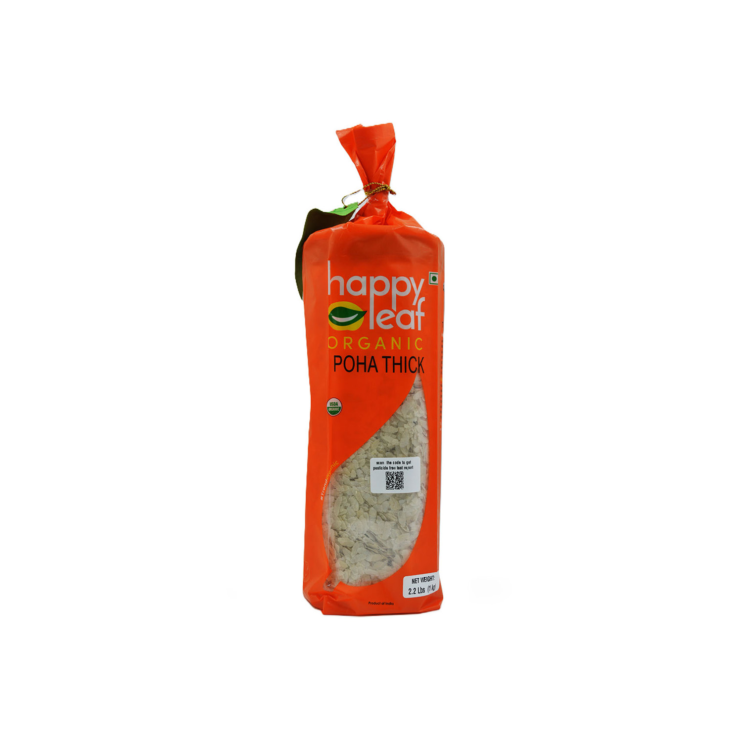 Happy Leaf Organic Poha Thick 1 Kilogram