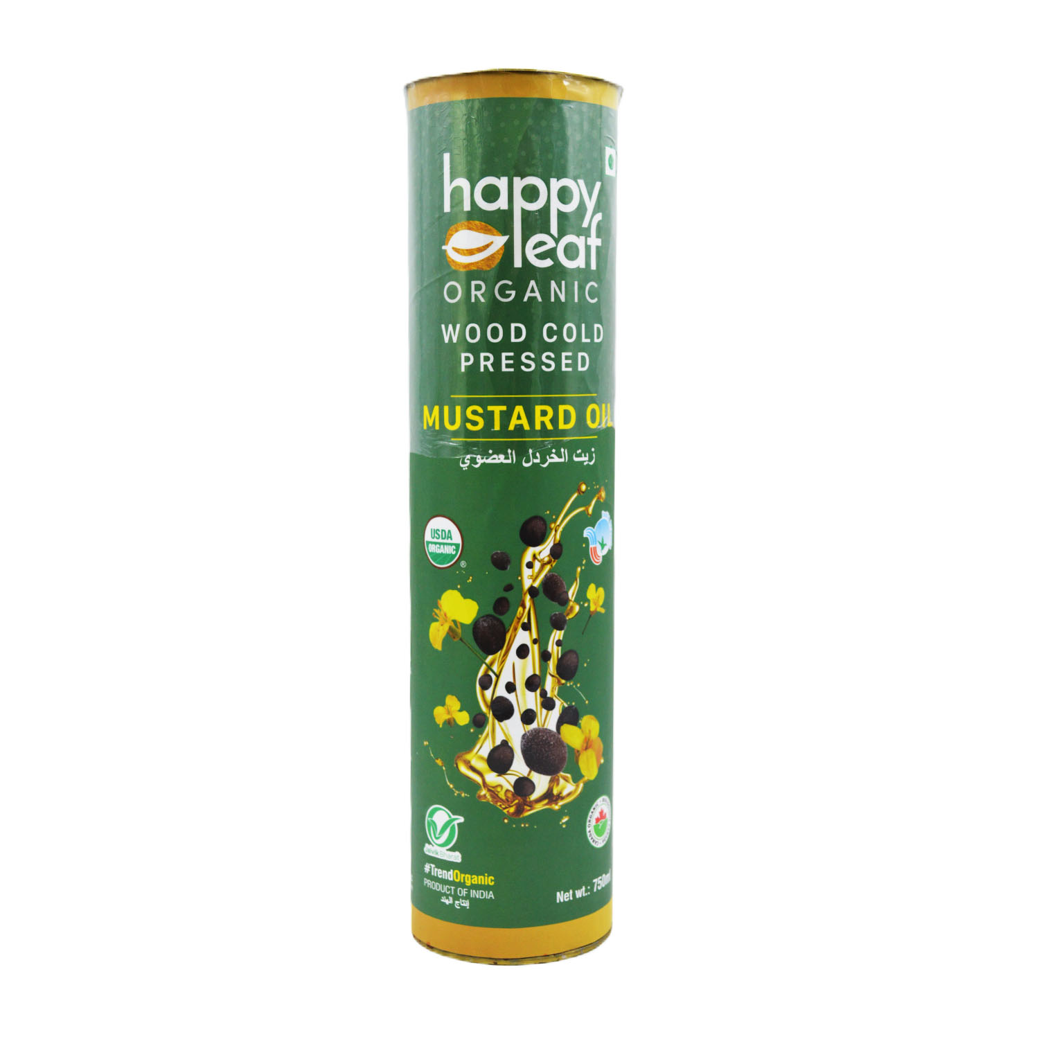 Happy Leaf Organic Mustard Oil 683 millilitres