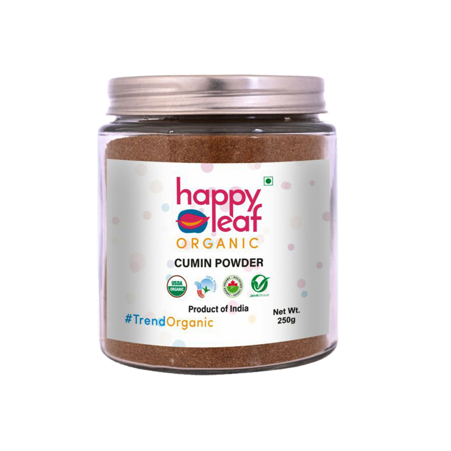 Happy Leaf Organic Cumin Powder 250 grams