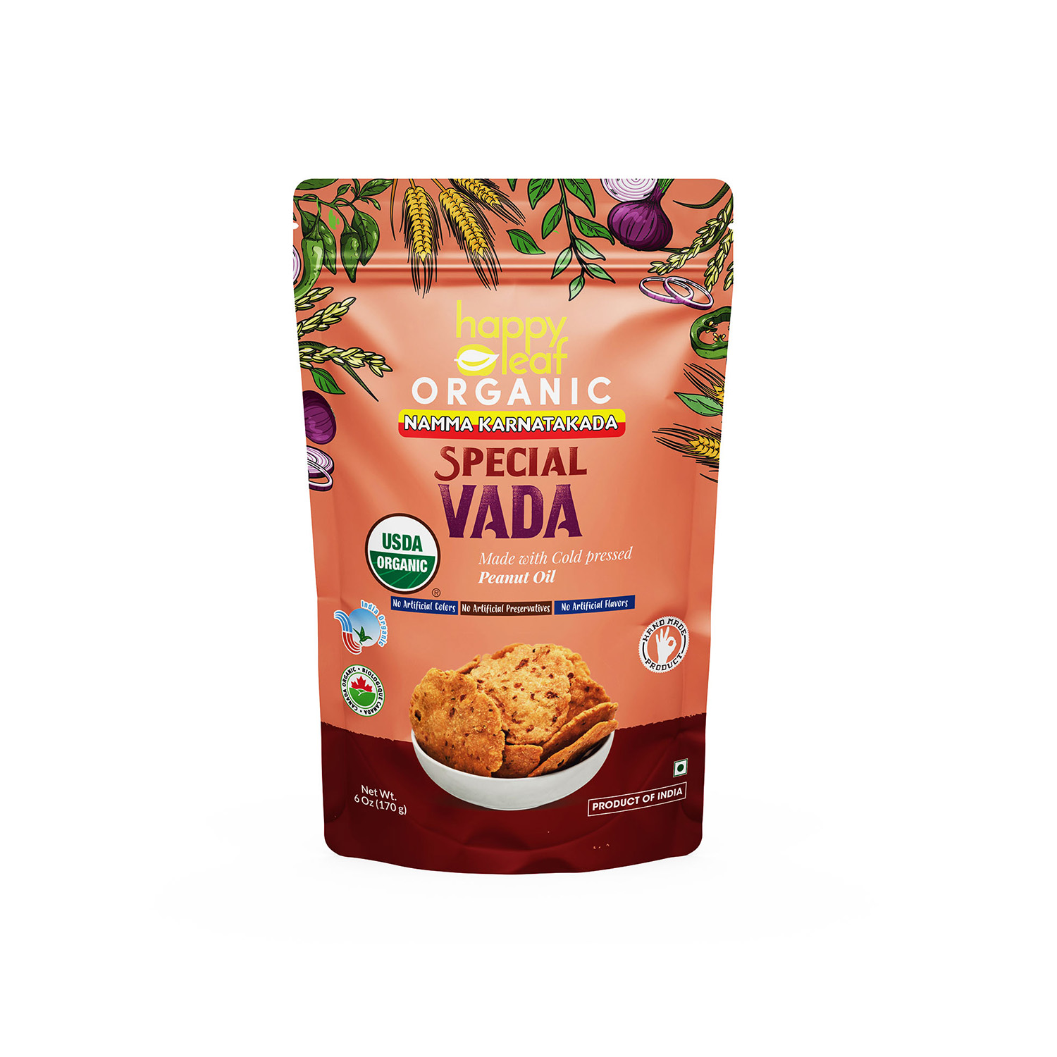 Happy Leaf Organic Special Vada 6 ounces