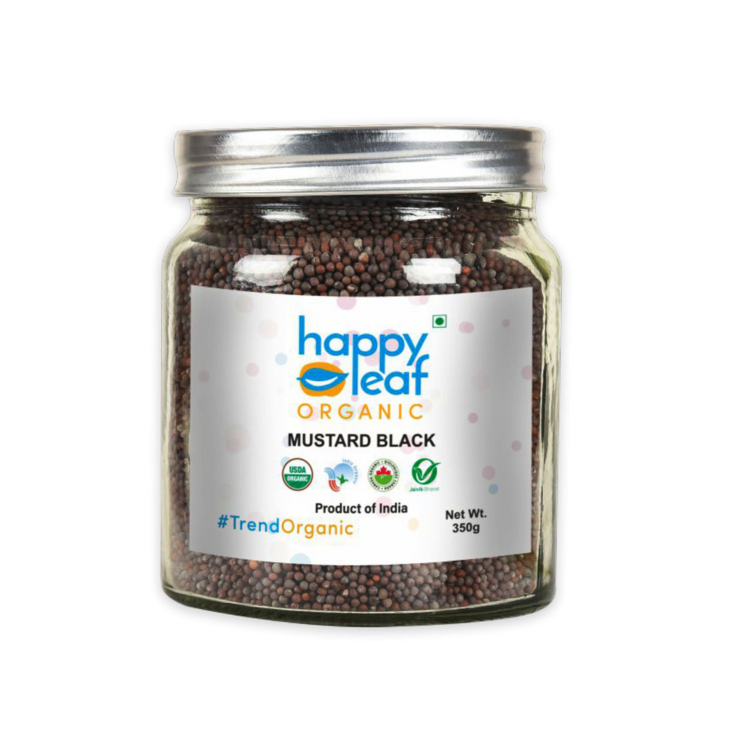 Happy Leaf Organic Mustard Black 350 grams