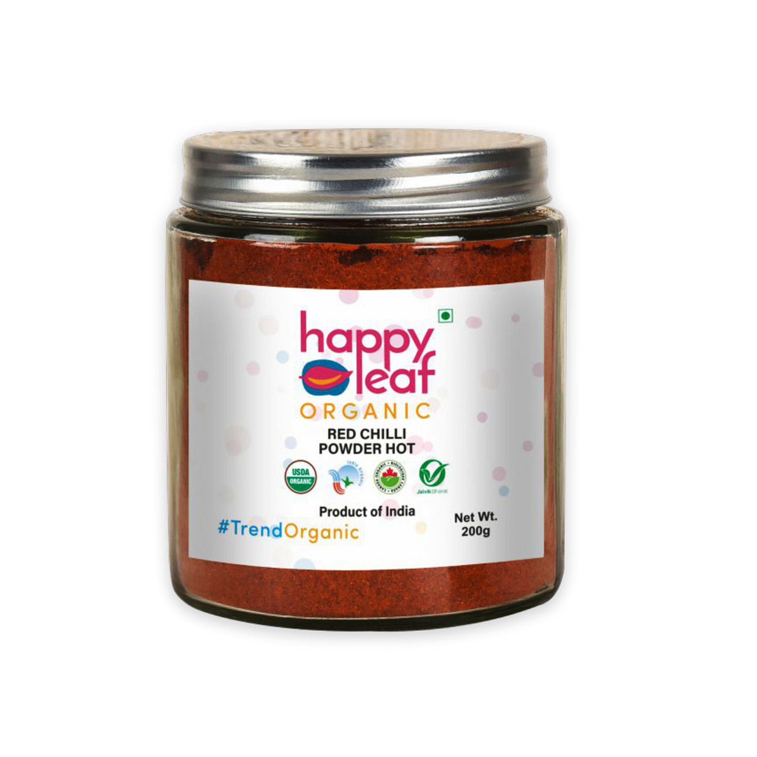 Happy Leaf Organic Red Chillies Powder Regular 200 grams