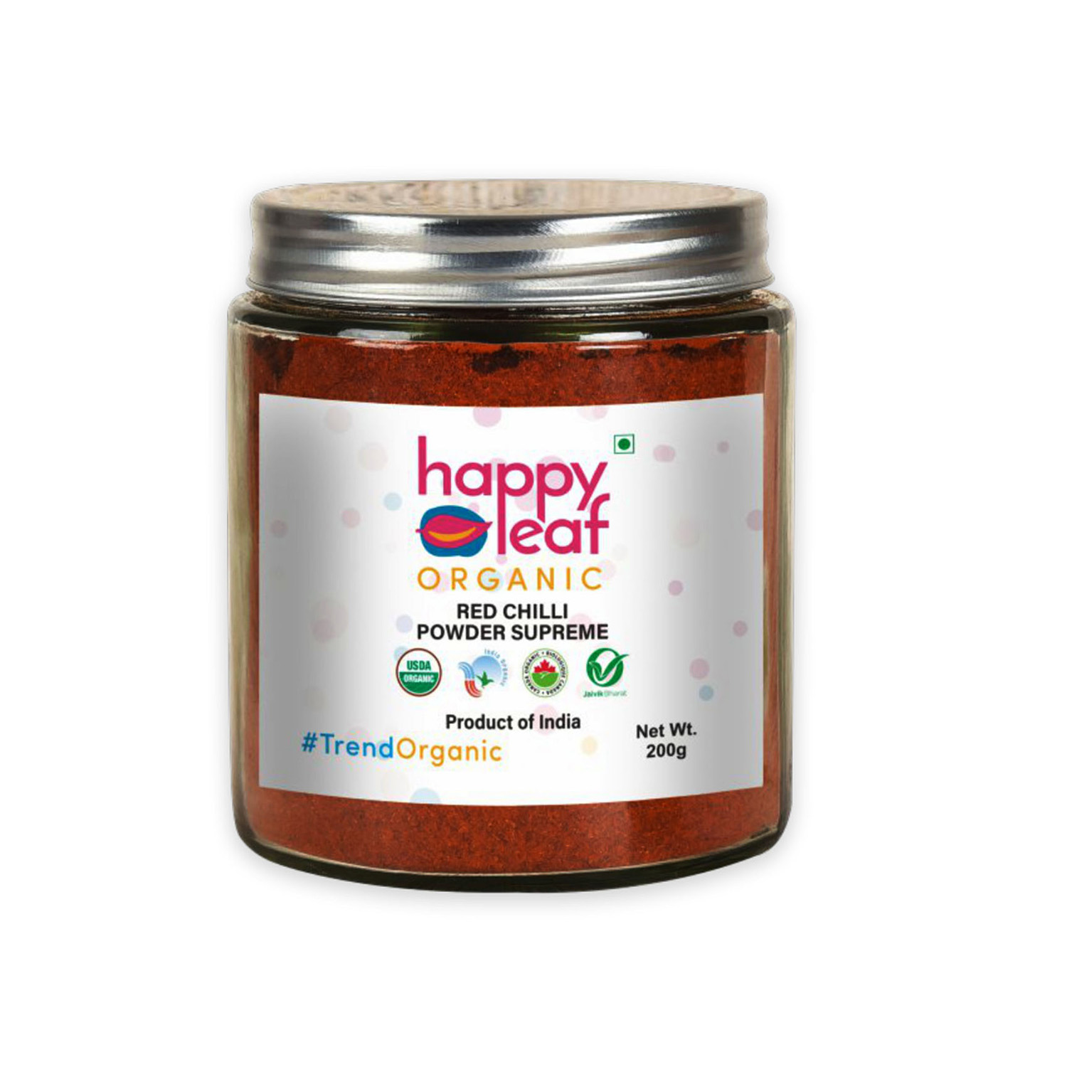 Happy Leaf Organic Red Chillies Powder Supreme 200 grams