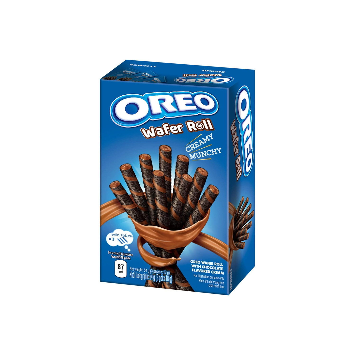 Oreo Wafer Roll Chocolate 54 grams