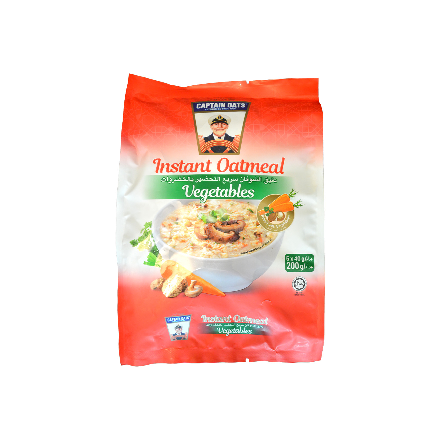Captain Oats Instant Vegetables Oatmeal 200 grams