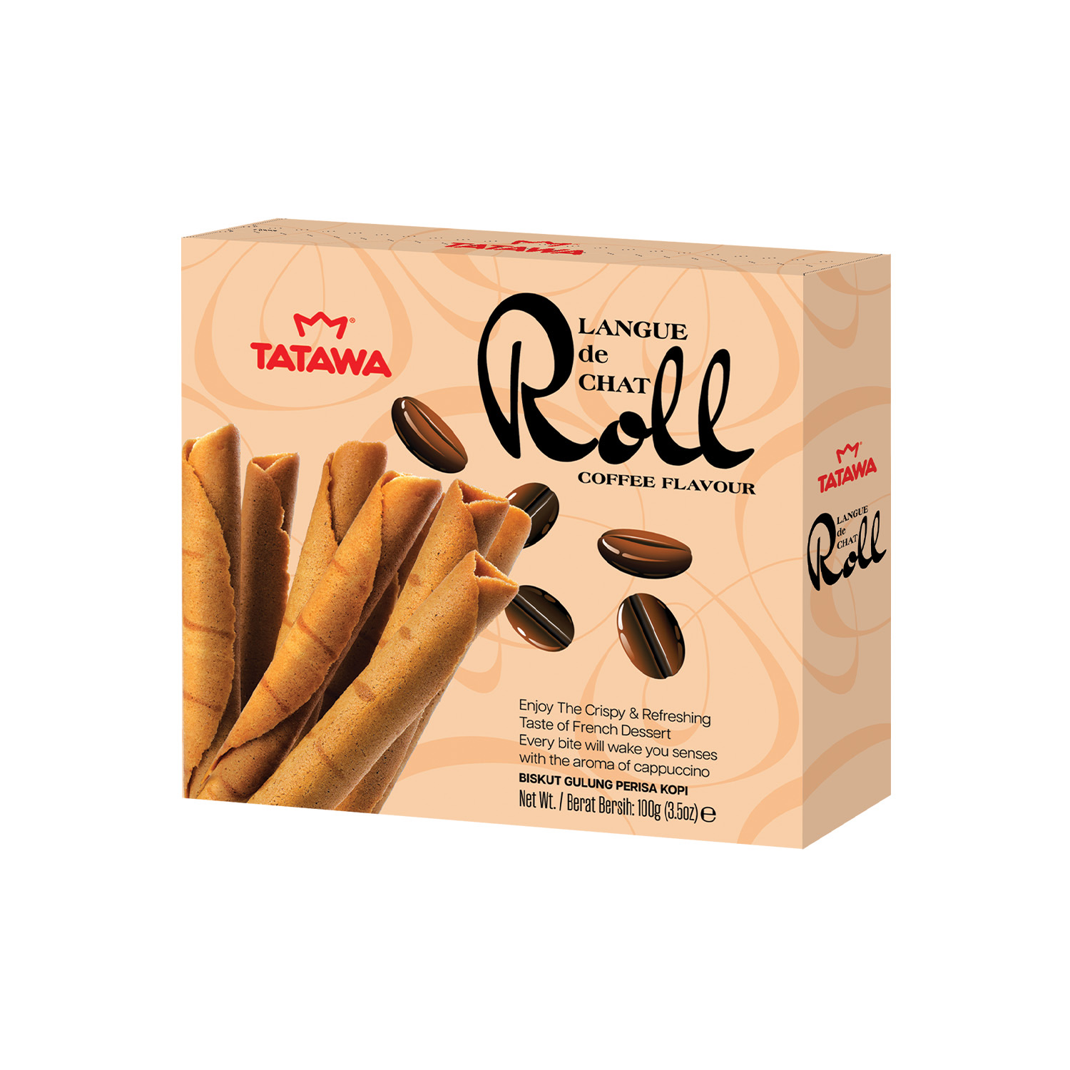 Tatawa Langue De Chat Roll Coffee Flv 100G