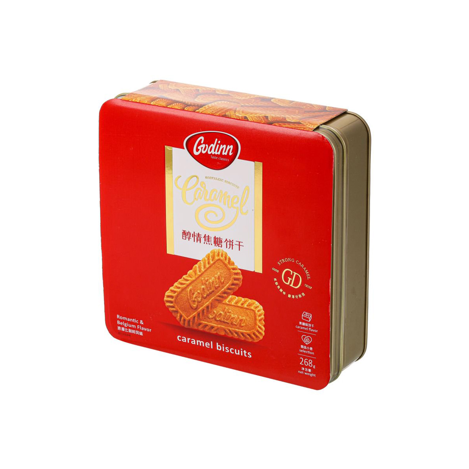 Godinn Caramel Biscuits 268Gm