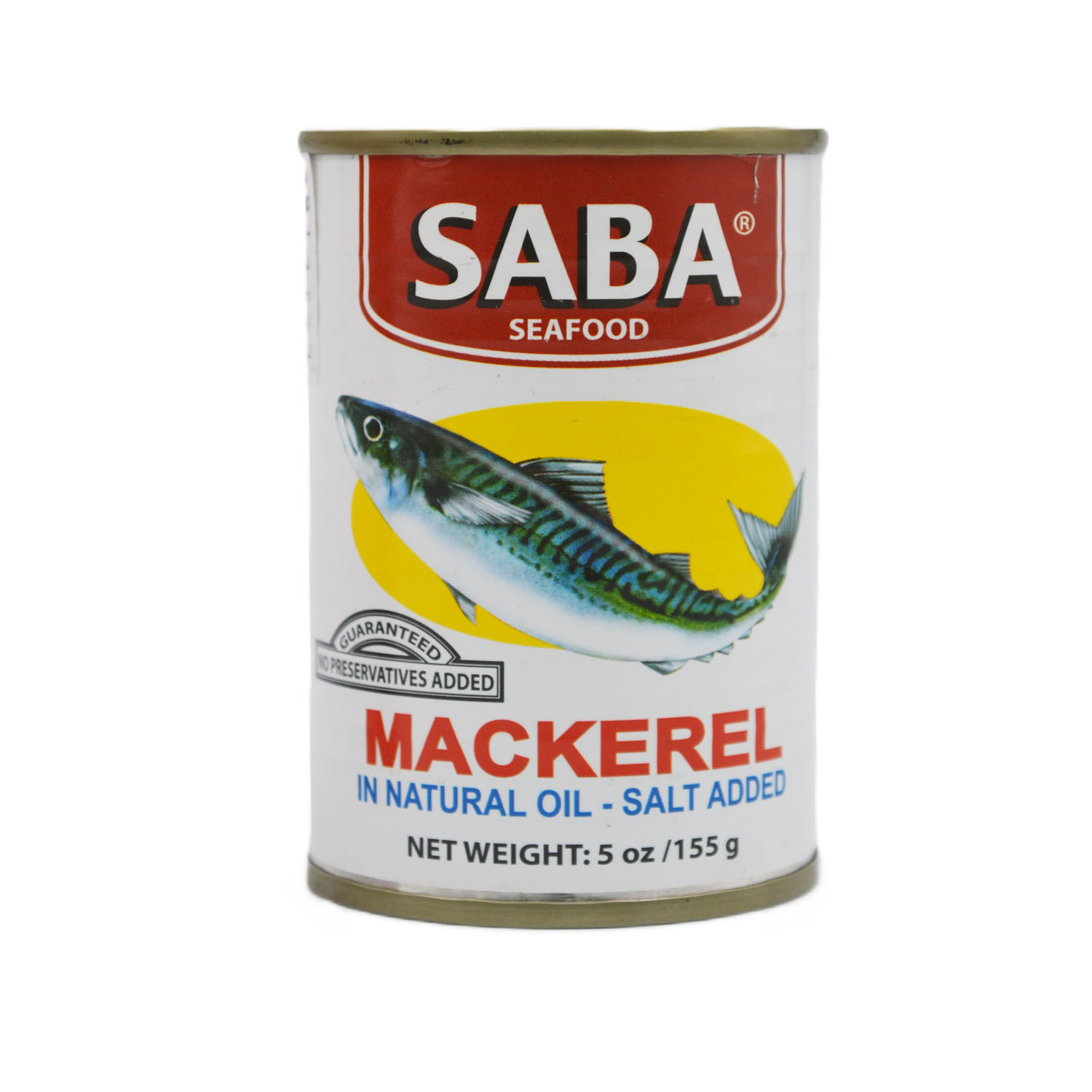 Saba Mackerel Natural Oil Salt Added 155 grams