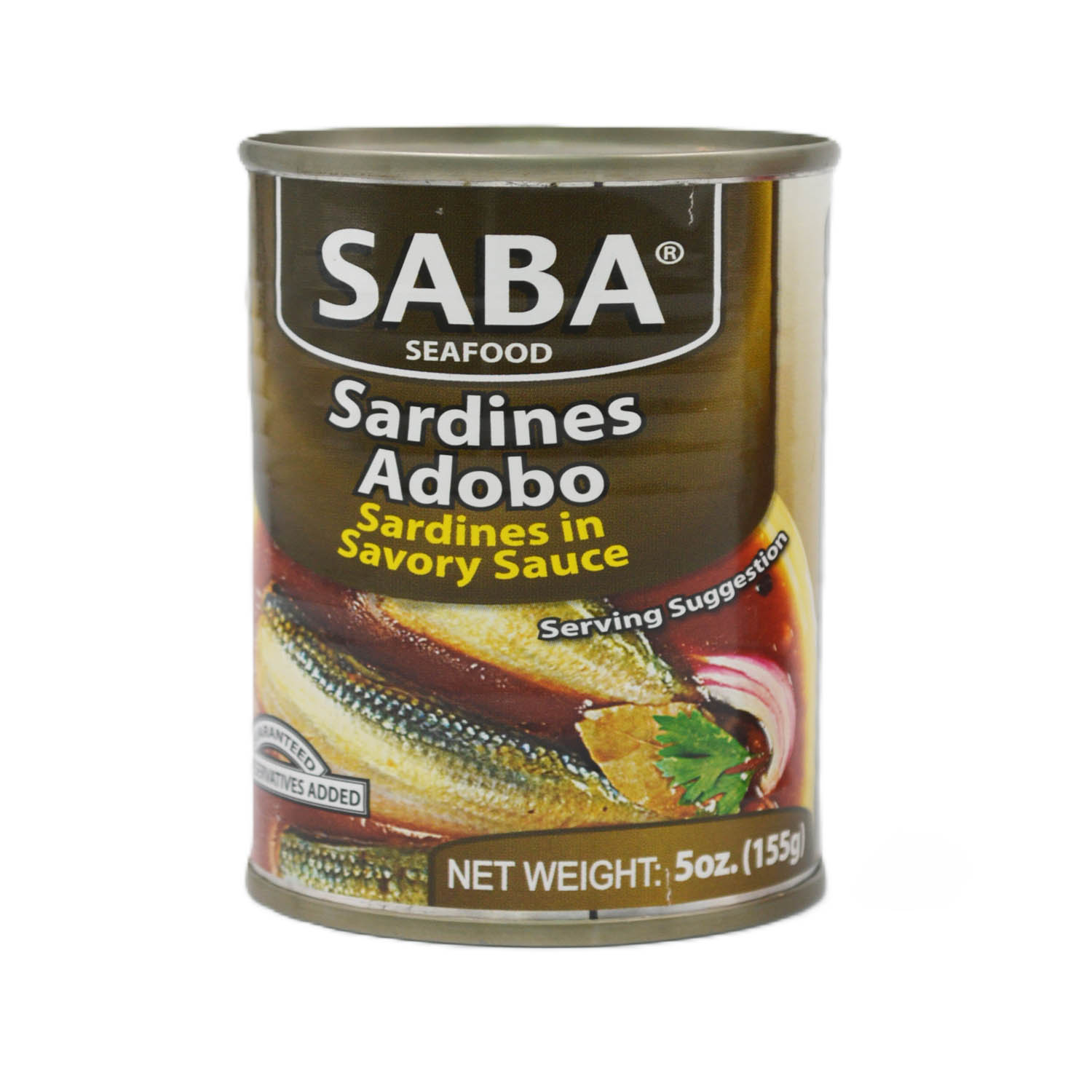 Saba Sardines Adobo In Savory Sauce 155 grams